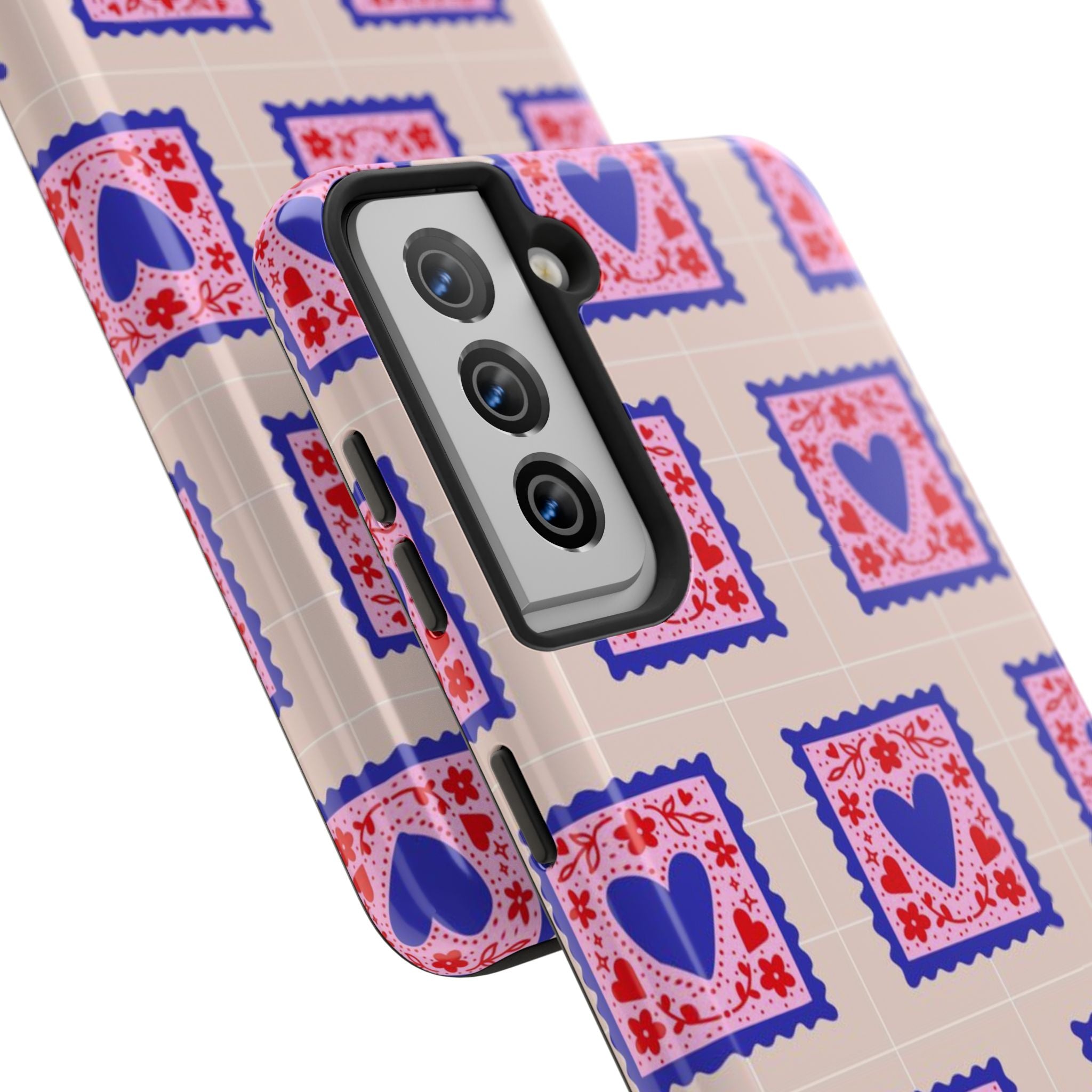 Heart Stamp Tough Phone Case