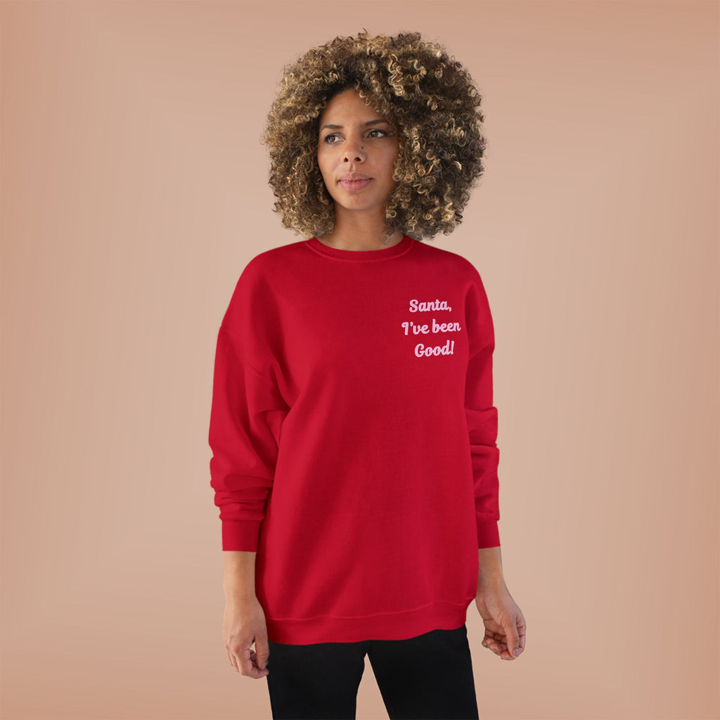 Festive Crewneck Sweatshirt -"Naughty & Nice"