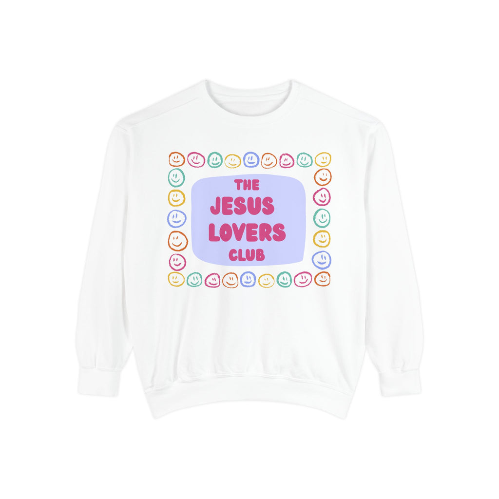 Jesus Lovers Club Garment-Dyed Sweatshirt