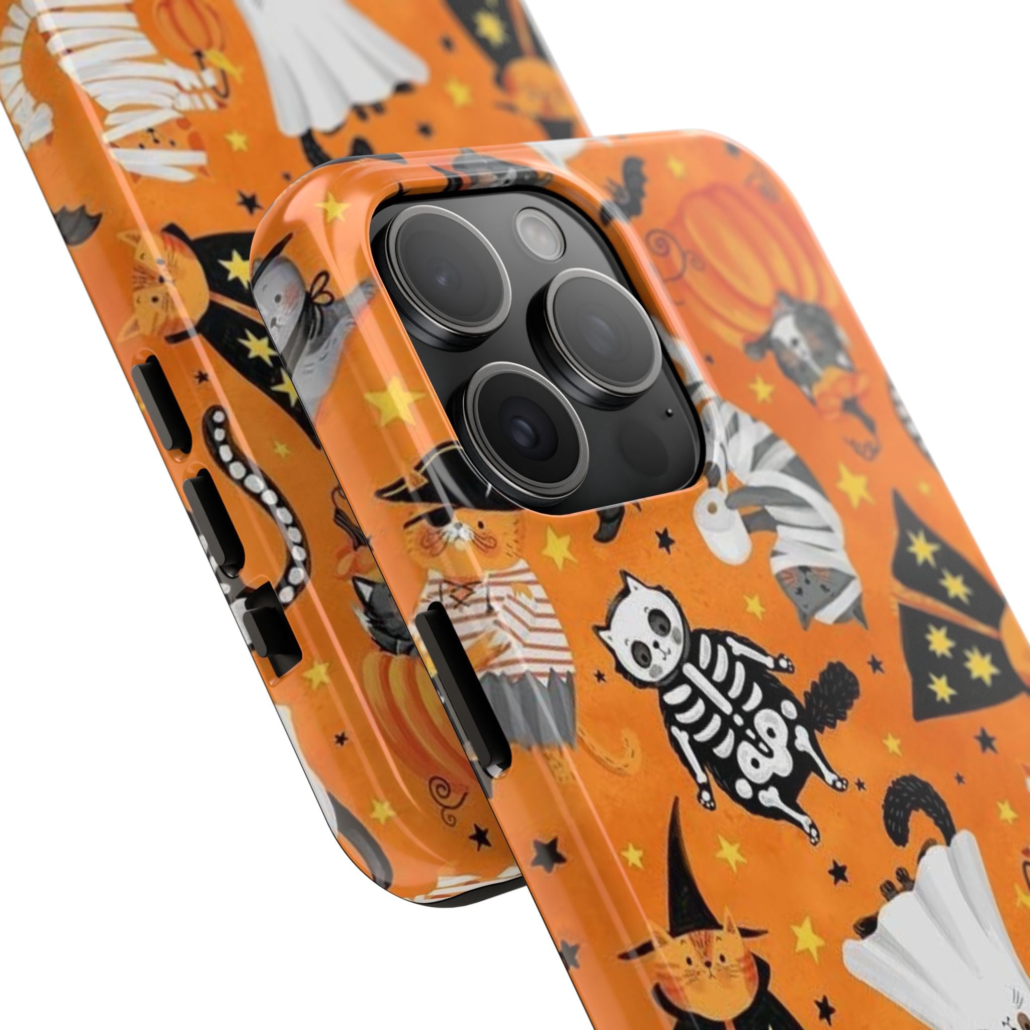 Spooky-Cat Halloween Tough Phone Case