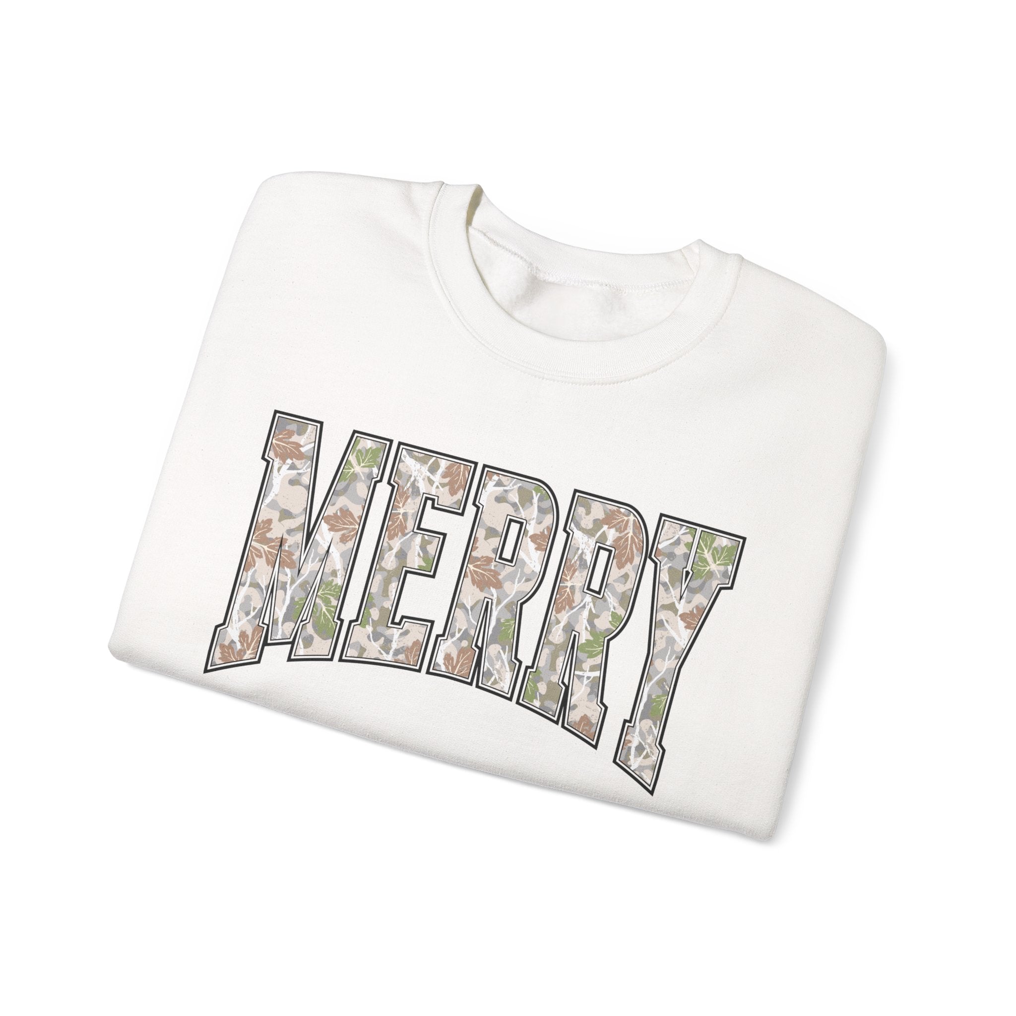 Merry Floral Crewneck Sweatshirt for the Holidays