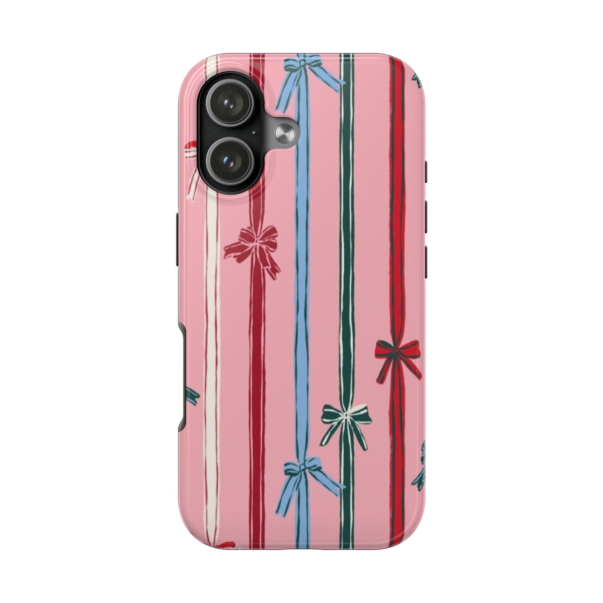 Holiday Bow Pattern Tough Phone Case
