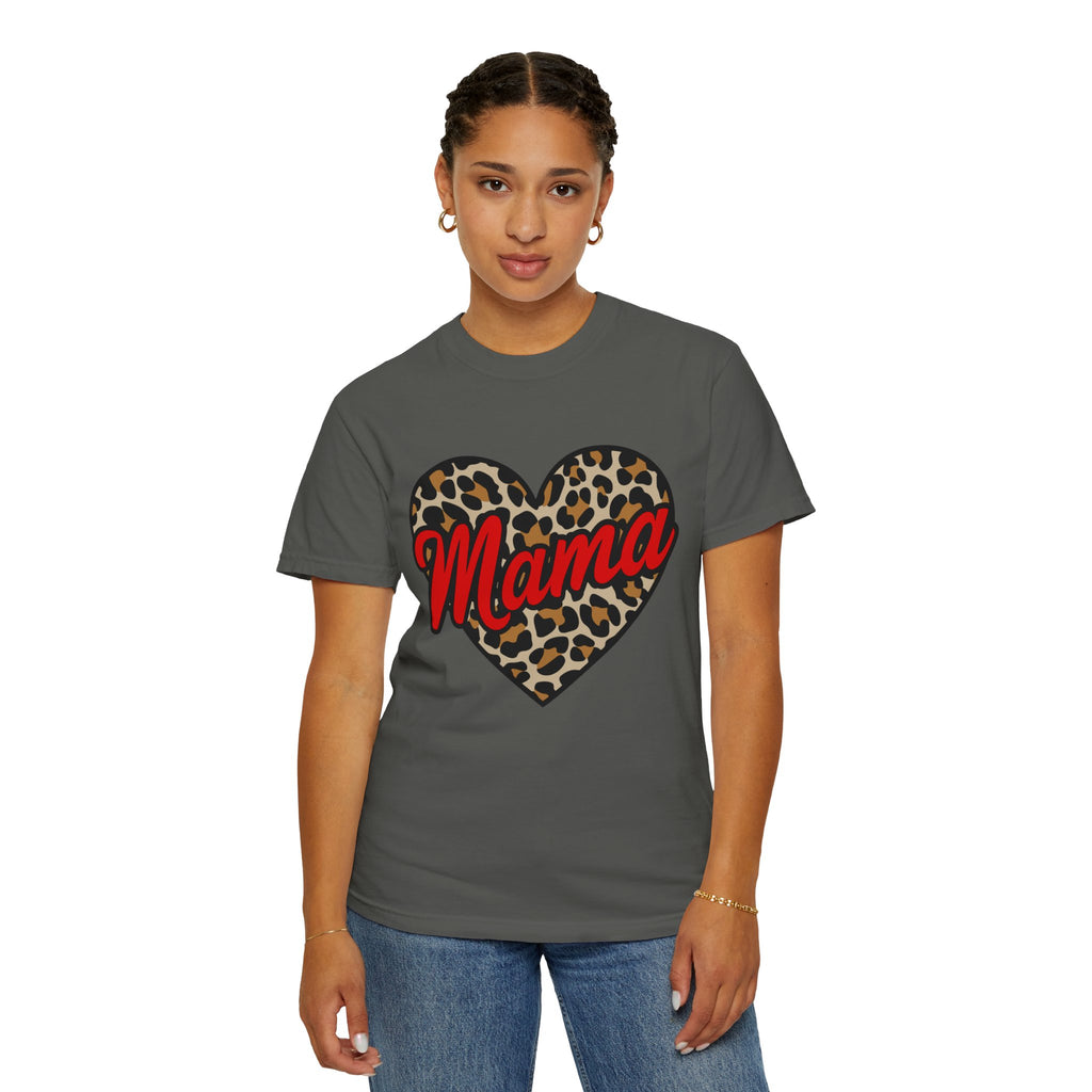 Leopard Heart Mama T-Shirt