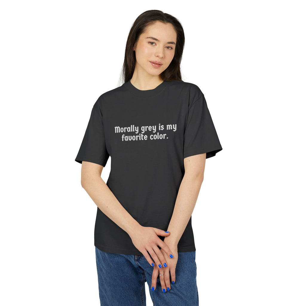 Morally Grey is My Favorite Color Heavy Faded Tee
