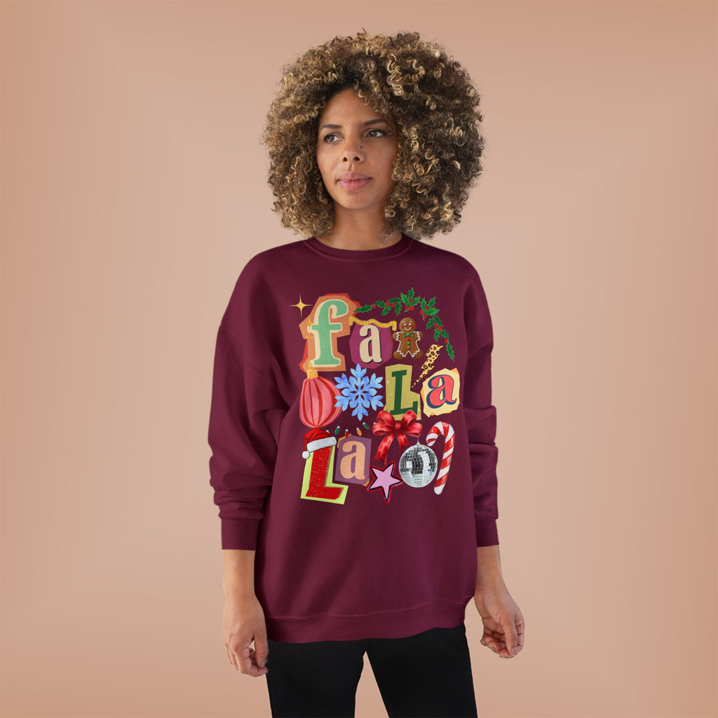 Festive Fa La La Eco-Friendly Sweatshirt