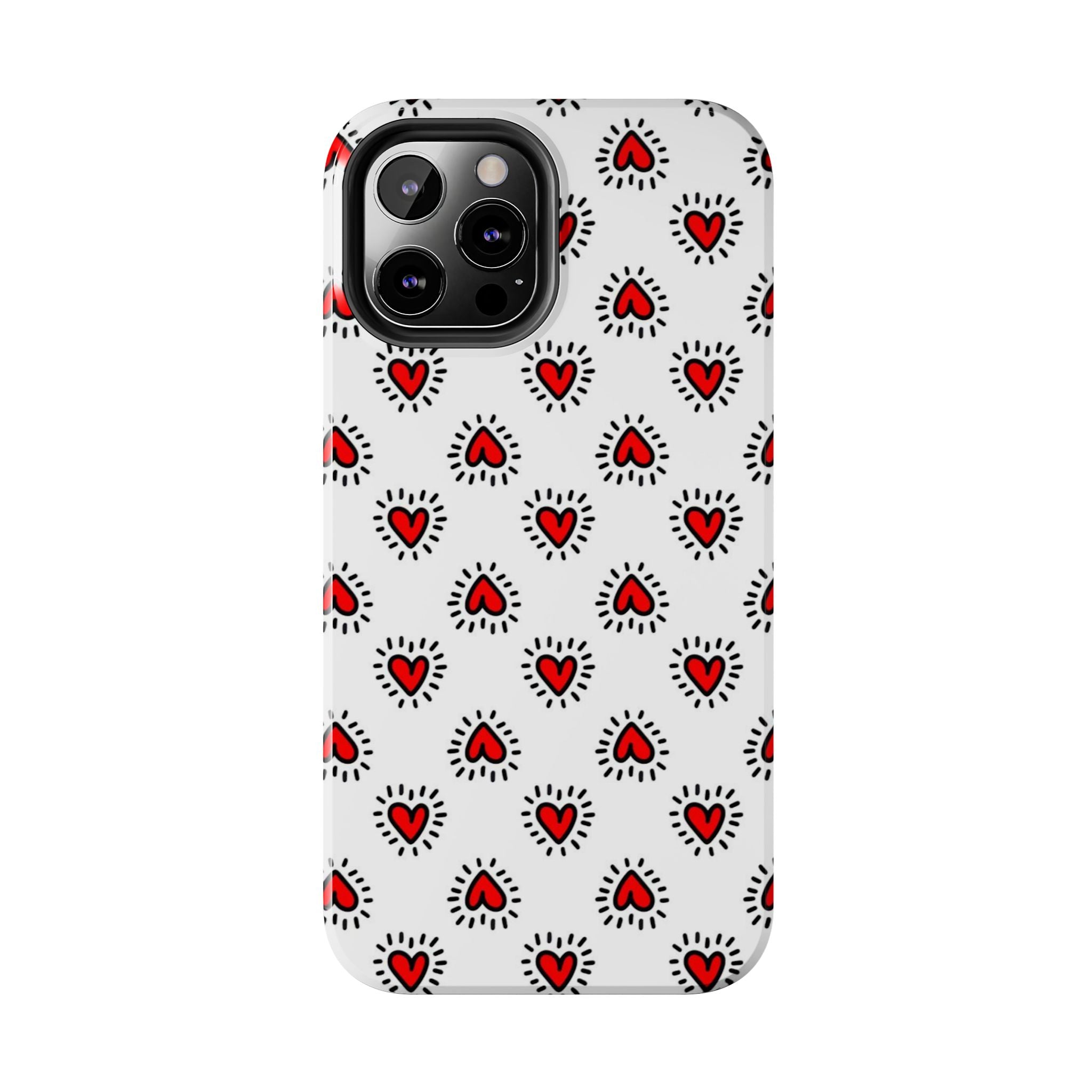Heart Doodle Tough Phone Case