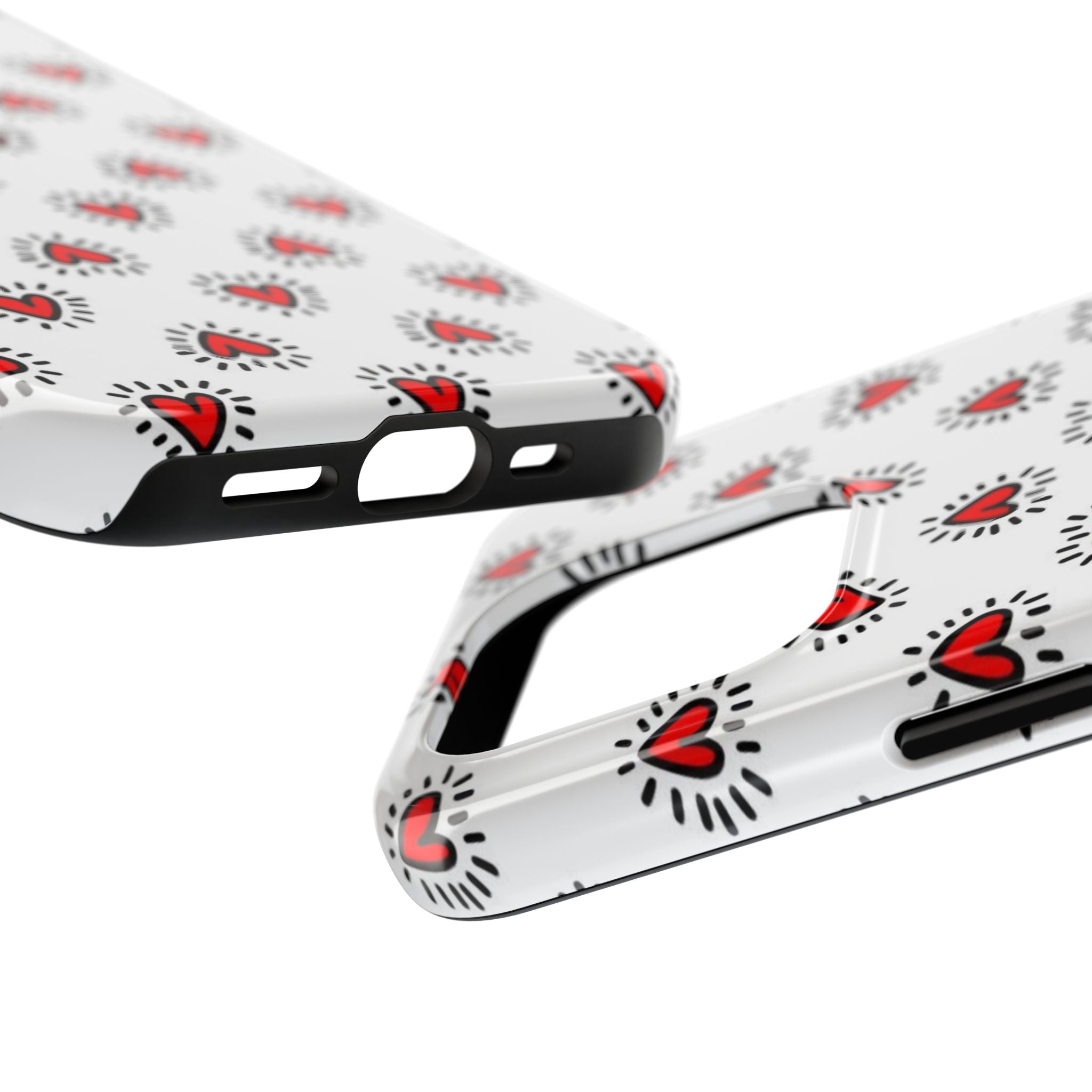 Heart Doodle Tough Phone Case