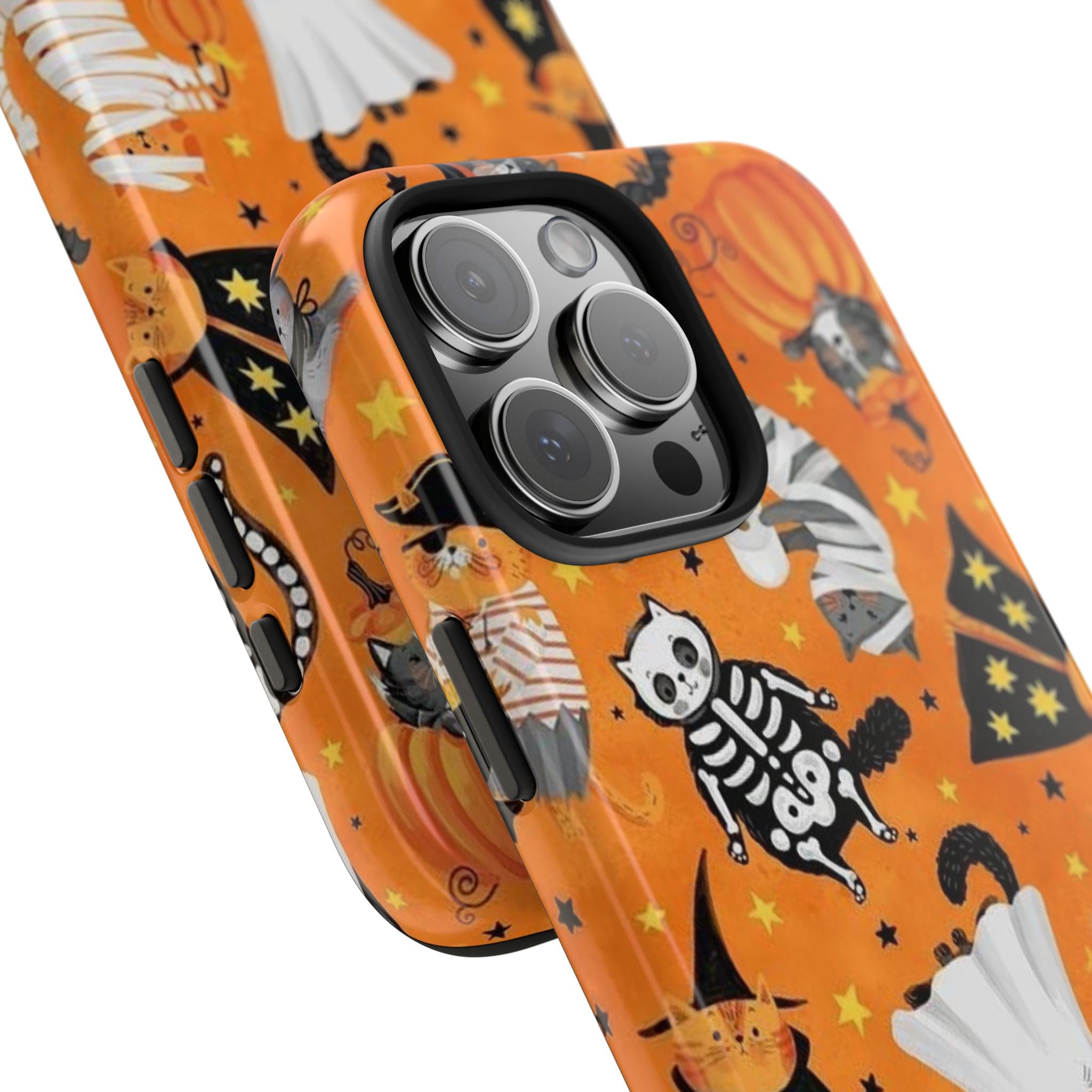 Spooky-Cat Halloween Tough Phone Case
