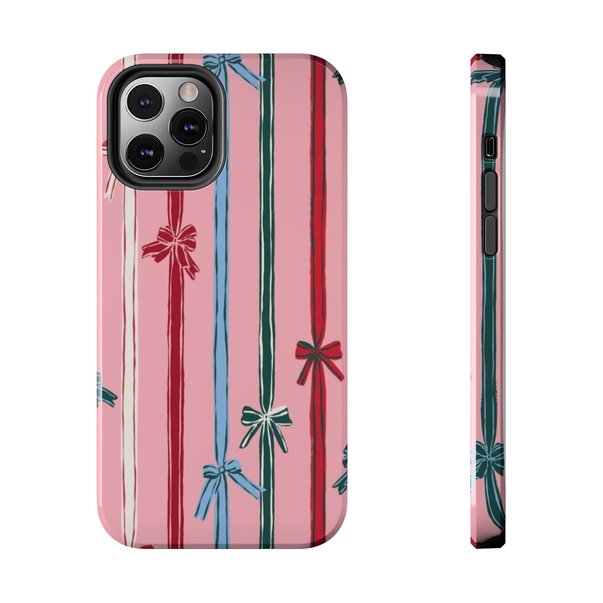 Holiday Bow Pattern Tough Phone Case