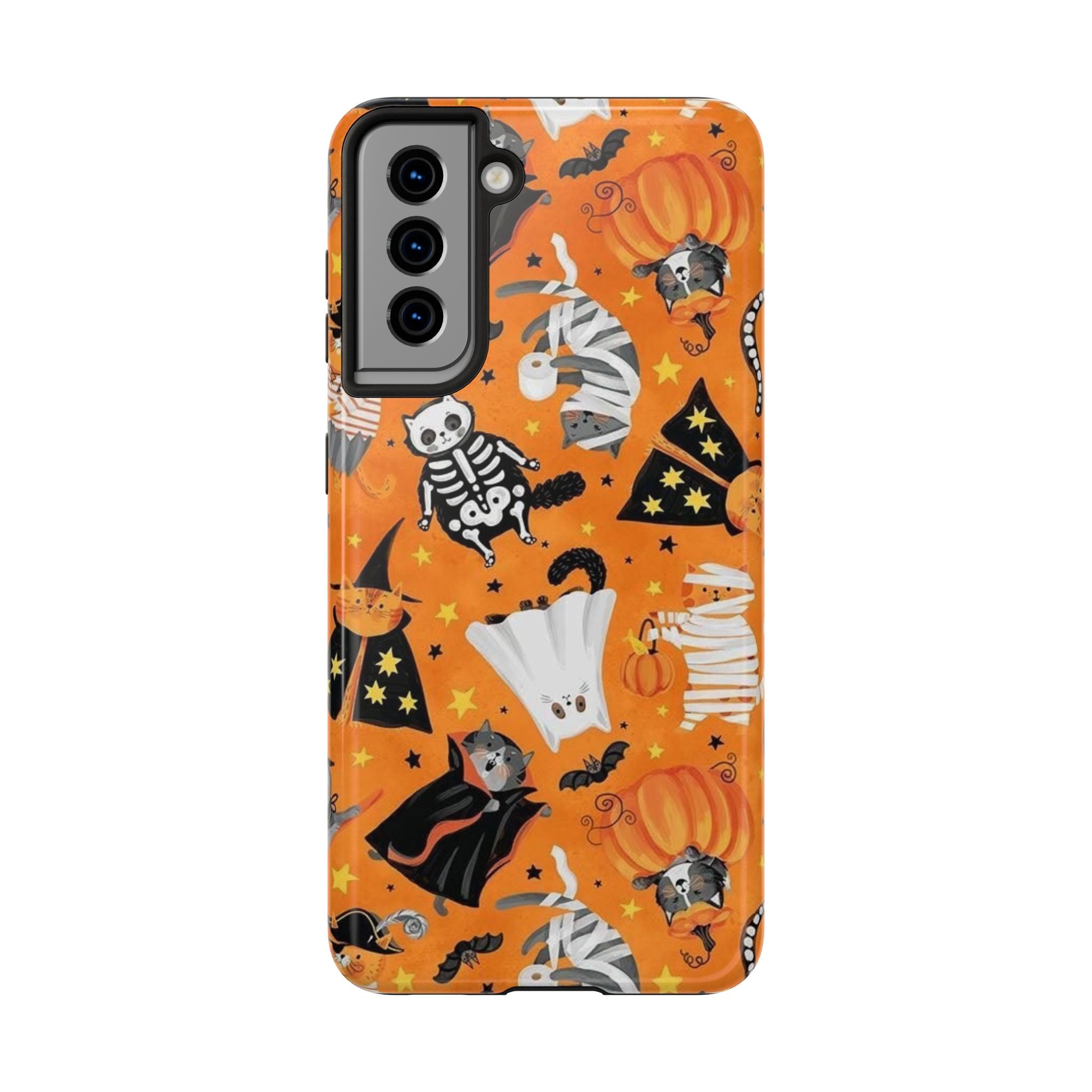 Spooky-Cat Halloween Tough Phone Case