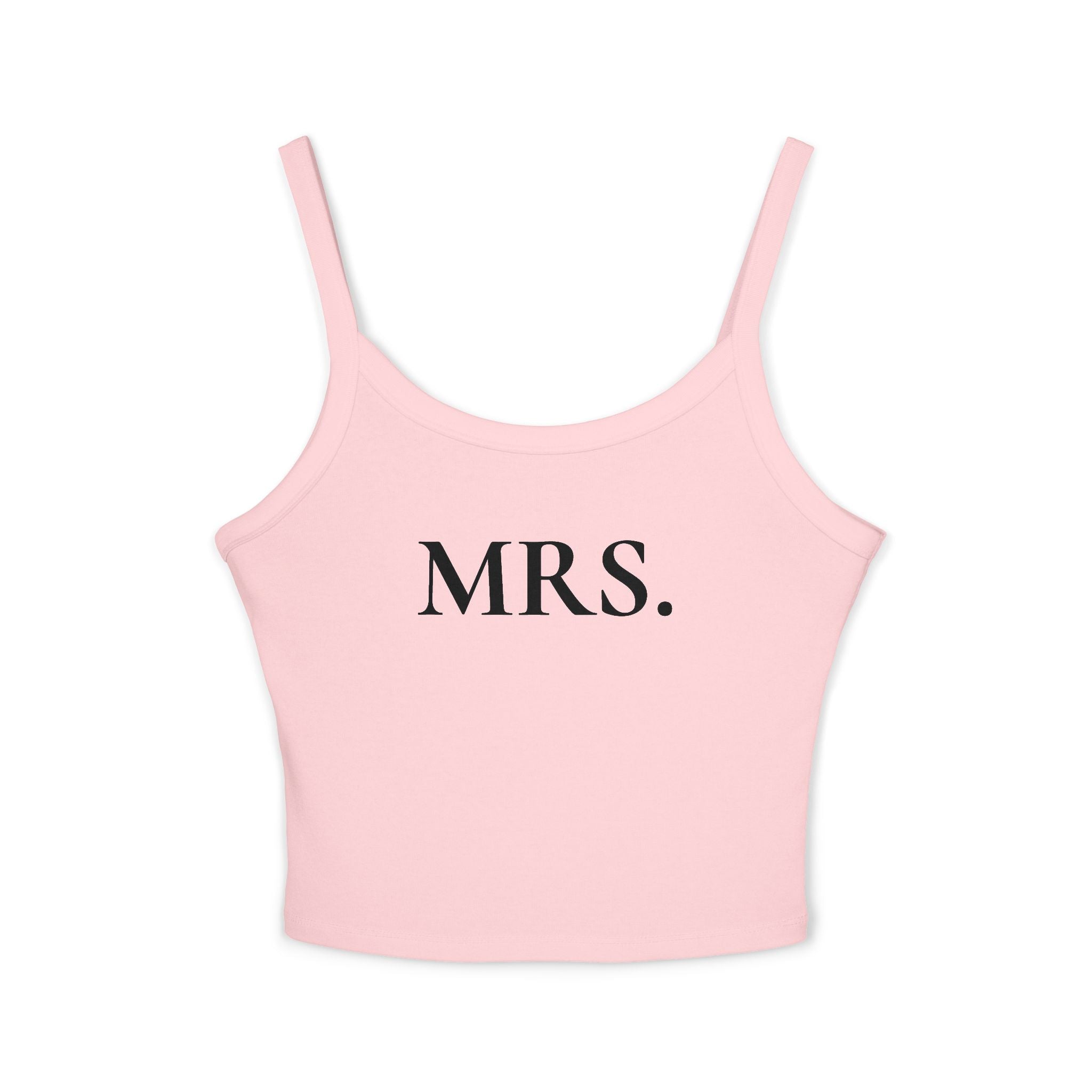 Mrs. Spaghetti Strap Tank Top