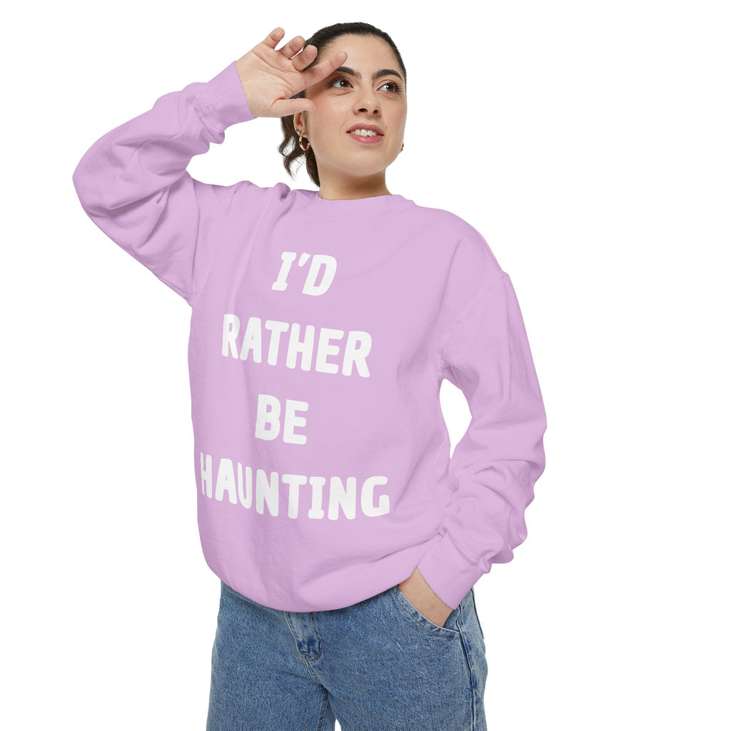 Haunting Halloween Garment-Dyed Sweatshirt
