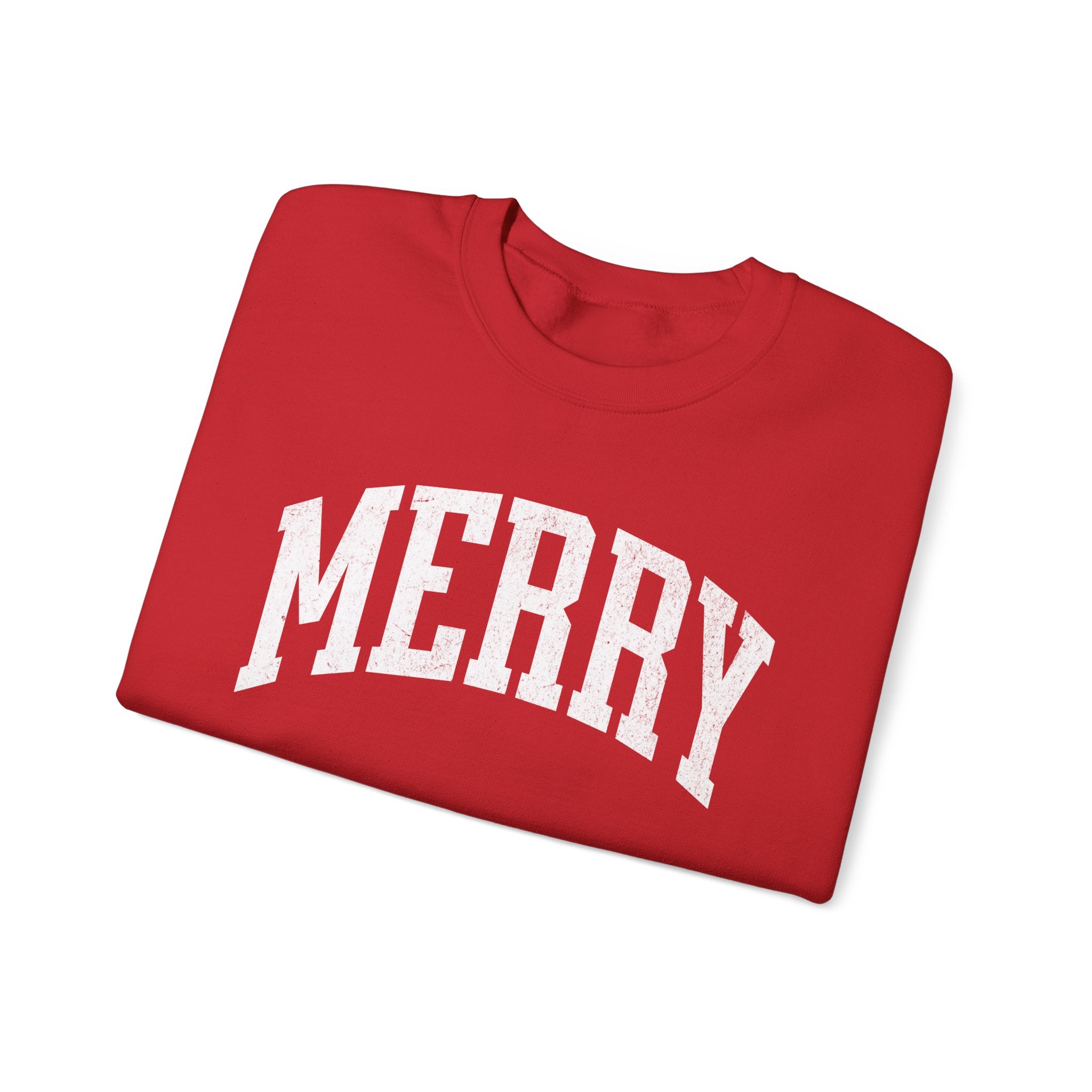Merry Crewneck Sweatshirt for Holiday