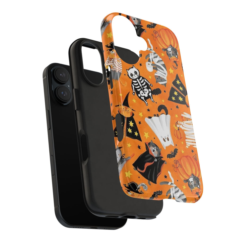 Spooky-Cat Halloween Tough Phone Case