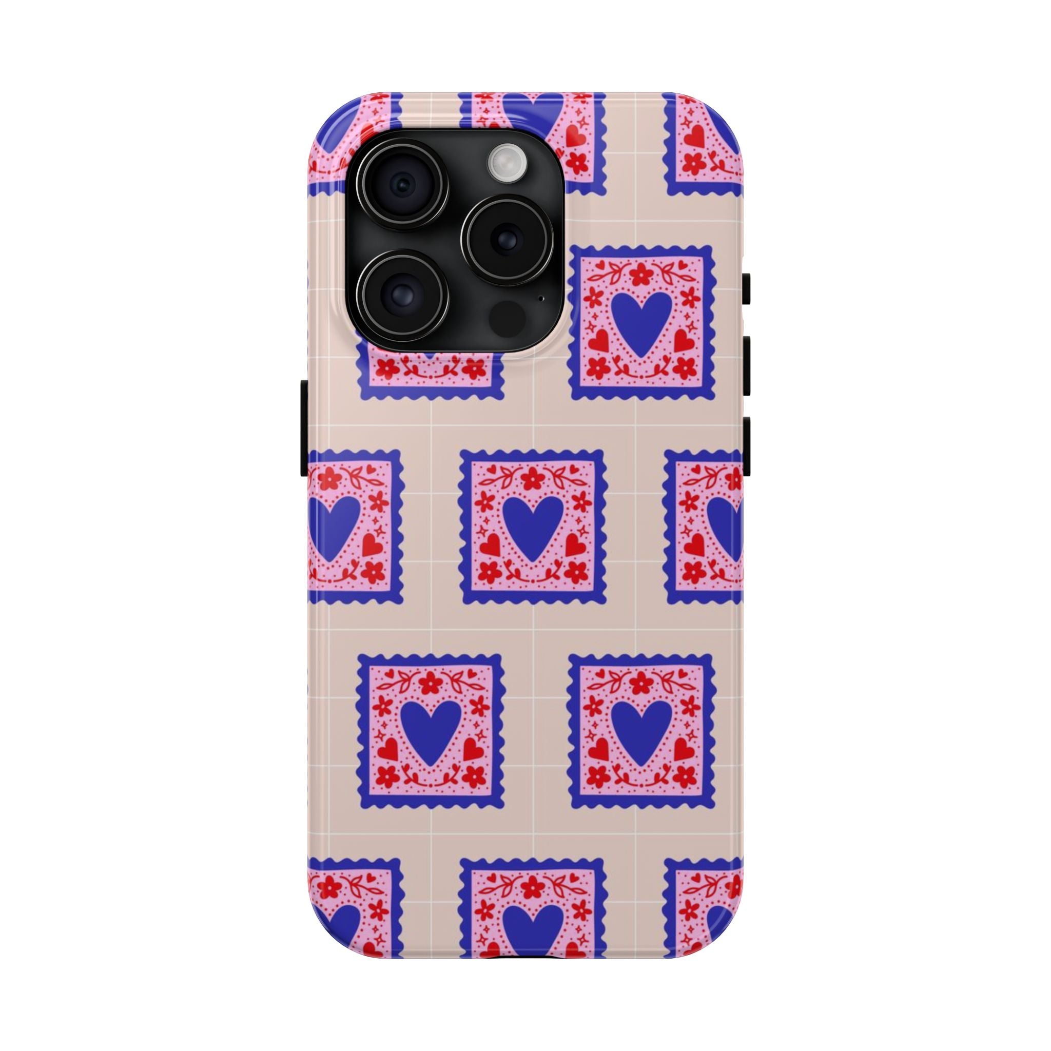 Heart Stamp Tough Phone Case