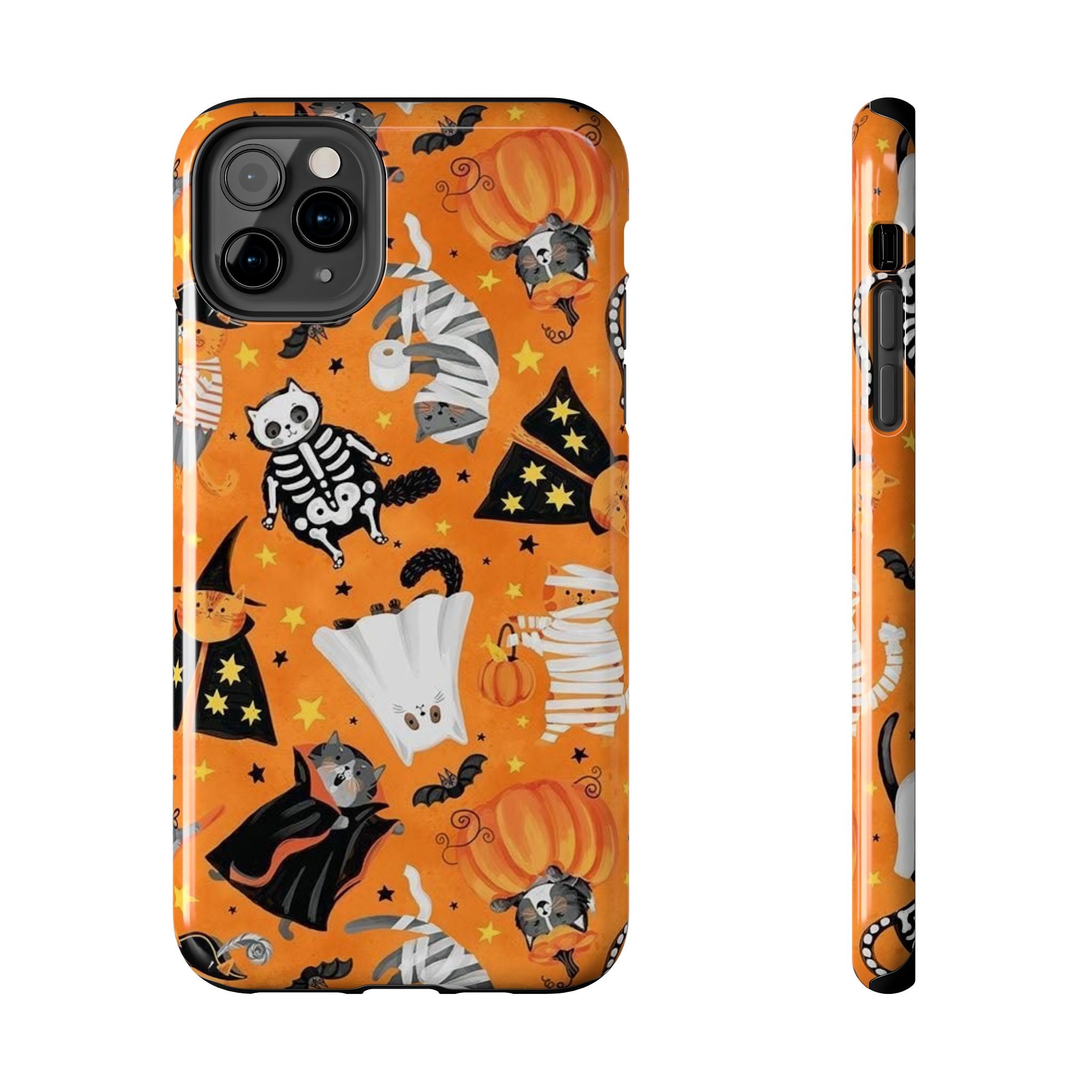 Spooky-Cat Halloween Tough Phone Case