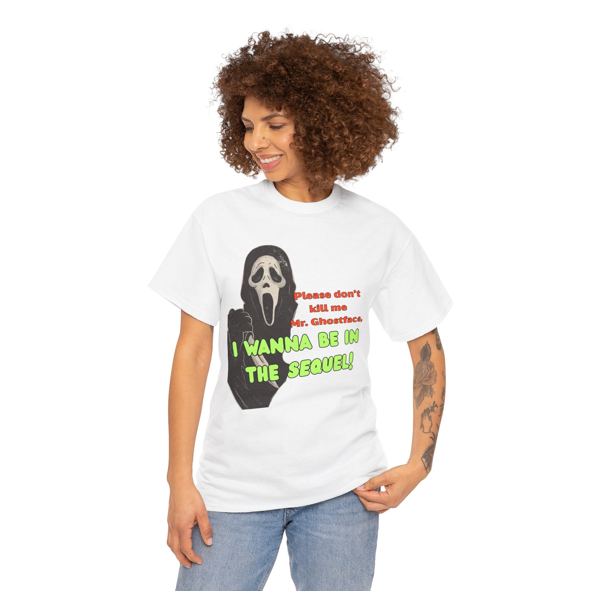 Ghostface Sequel Tee, Unisex Heavy Cotton Tee