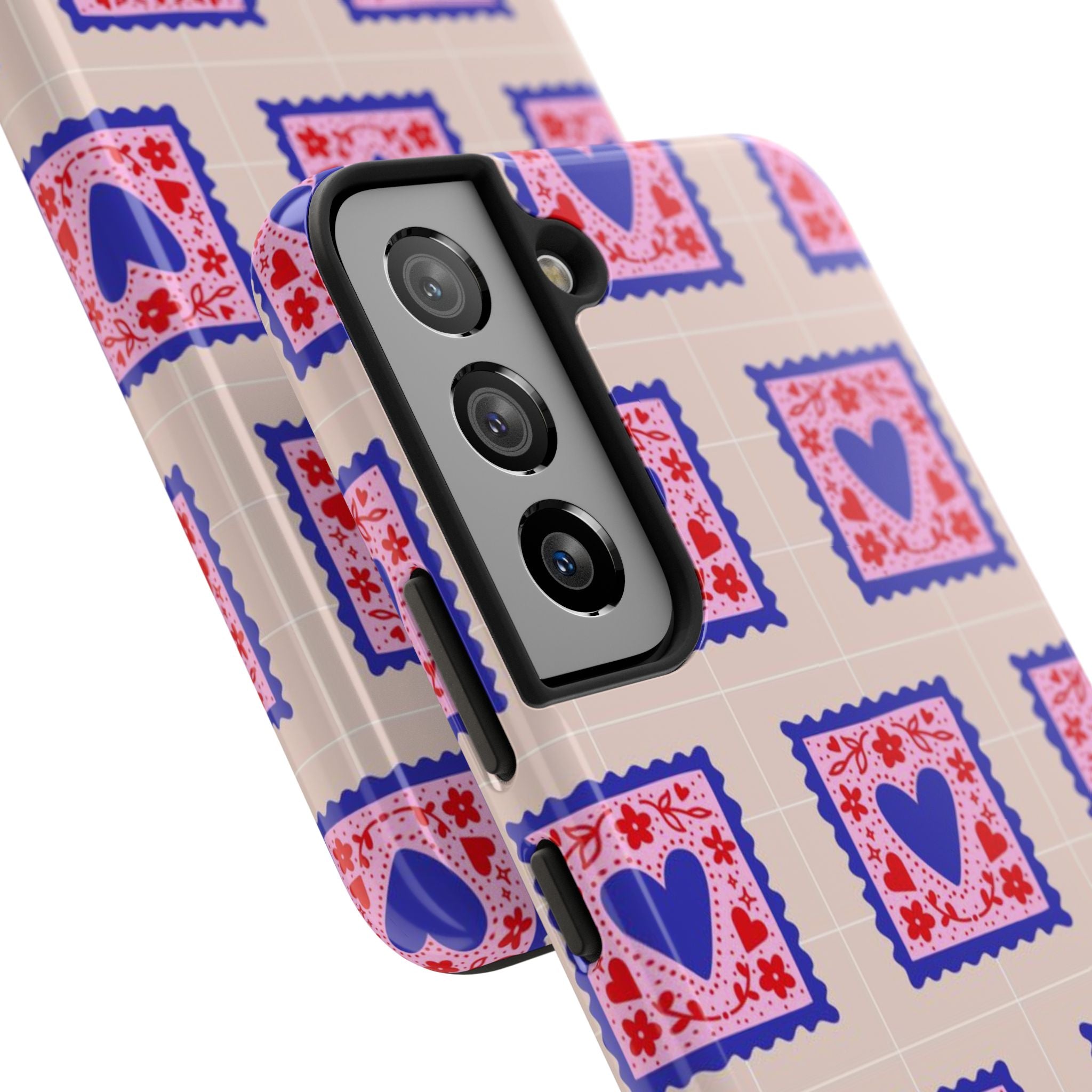 Heart Stamp Tough Phone Case