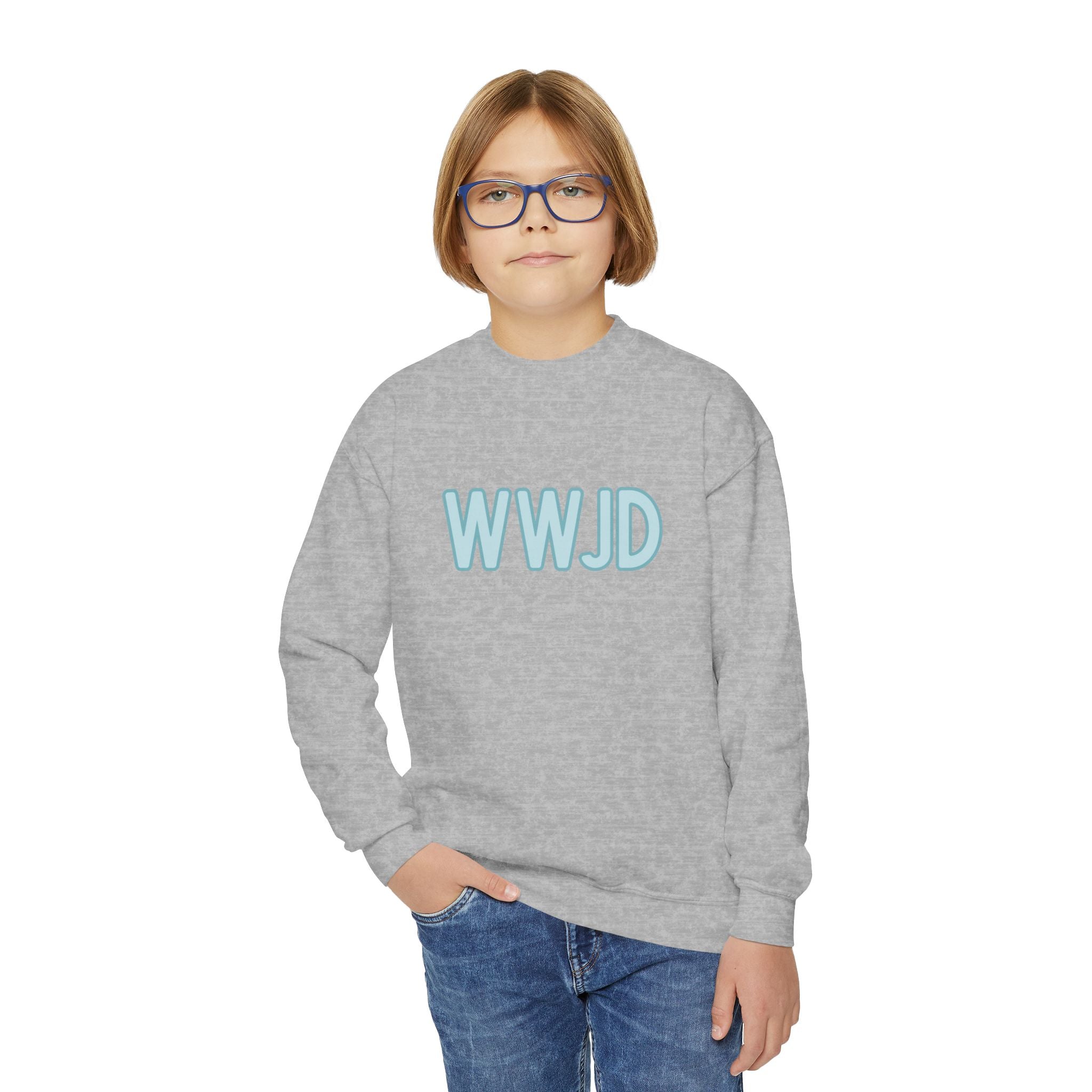 WWJD - Youth Crewneck Sweatshirt