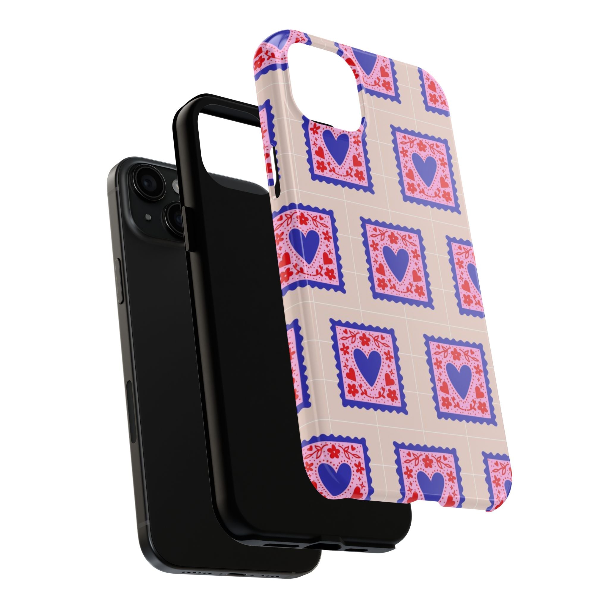 Heart Stamp Tough Phone Case