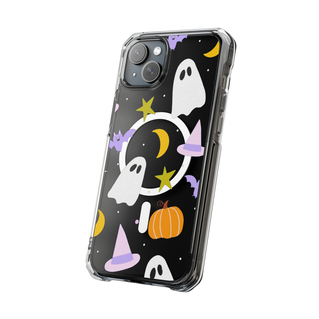 Ghost Transparent Background Magnetic Clear Impact Case