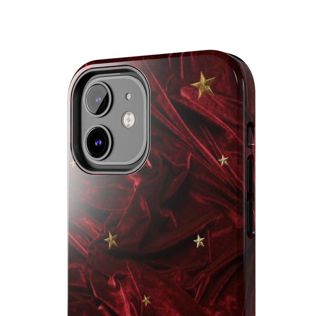 Holiday Velvet Star Tough Phone Case