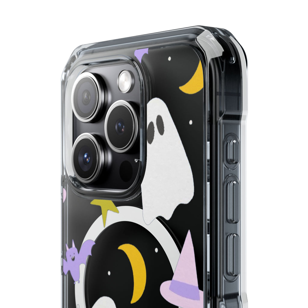 Ghost Transparent Background Magnetic Clear Impact Case