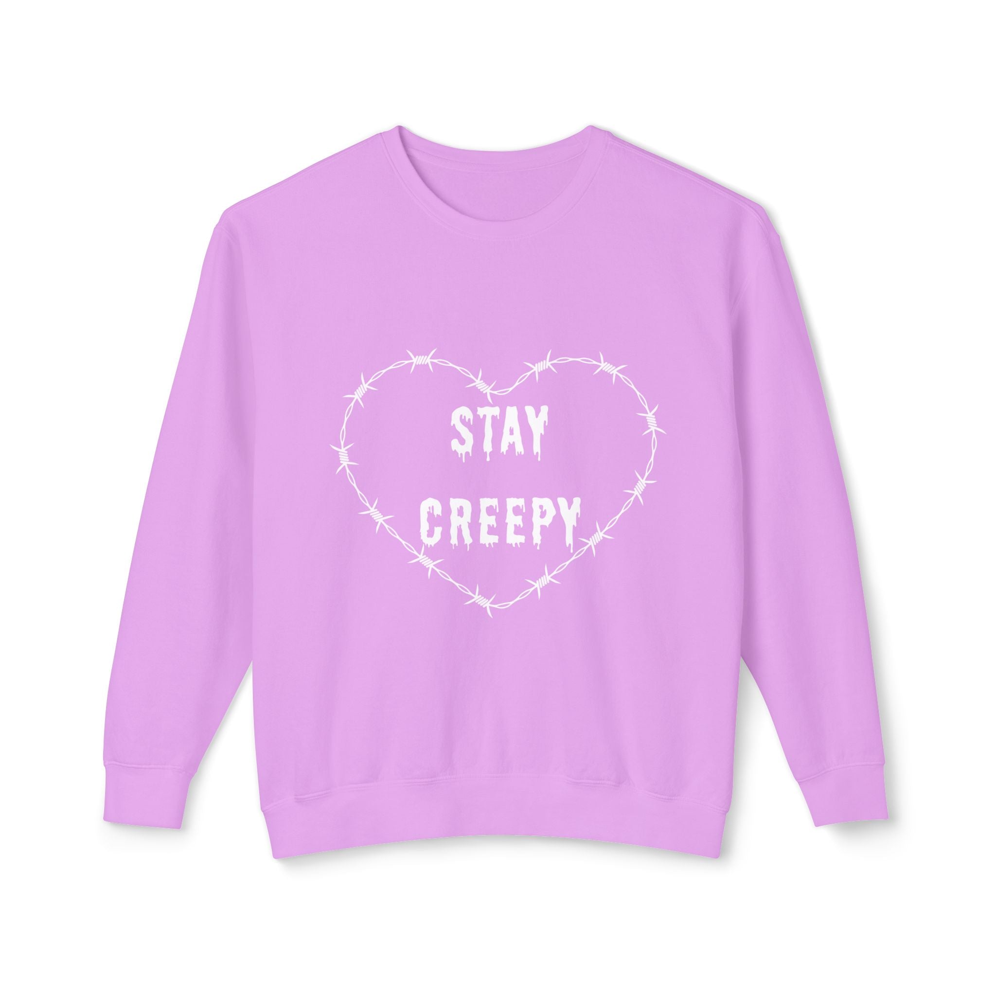 Stay Creepy Lightweight Crewneck Sweatshirt
