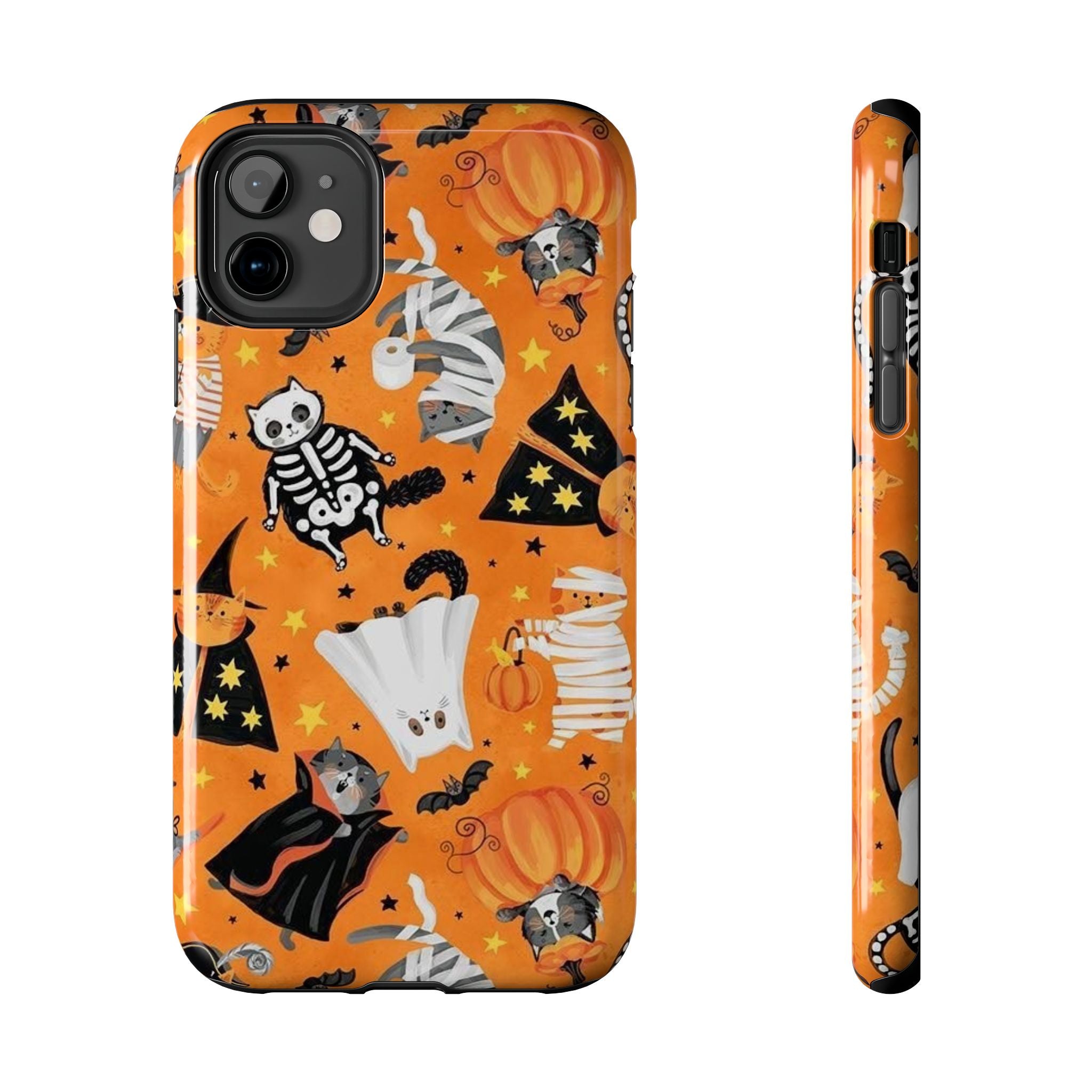 Spooky-Cat Halloween Tough Phone Case
