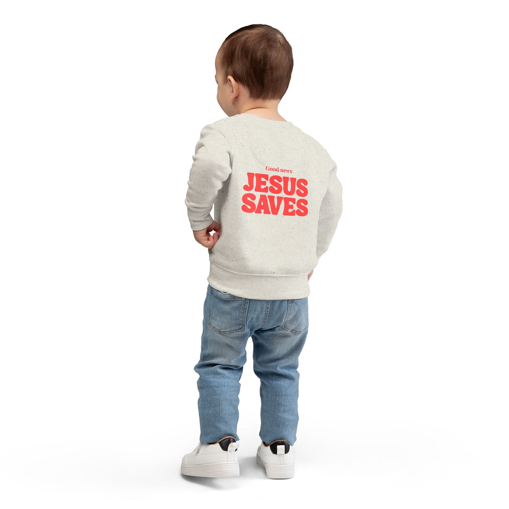 Toddler Sweatshirt - Jesus Saves  - Church Wear