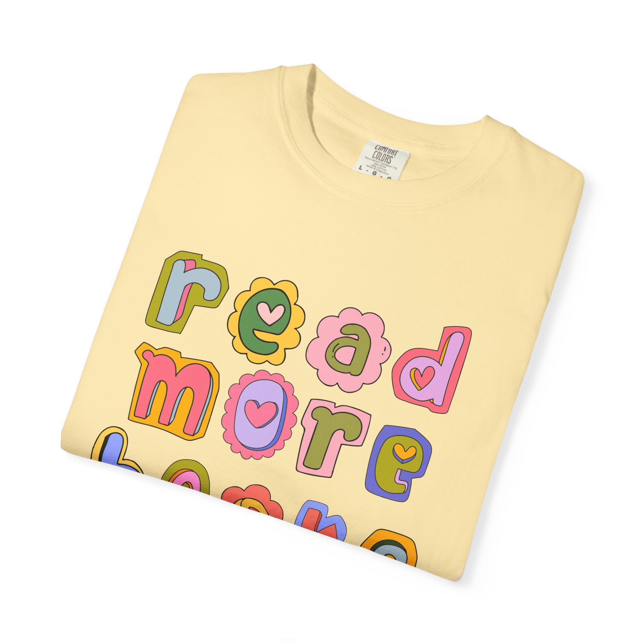Colorful Read More Books T-Shirt