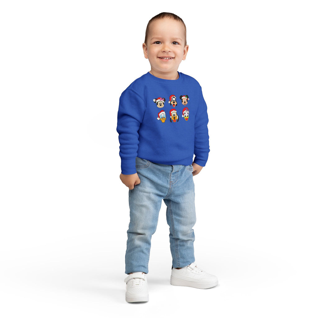 Toddler Sweatshirt - Cute Christmas Cartoon Characters