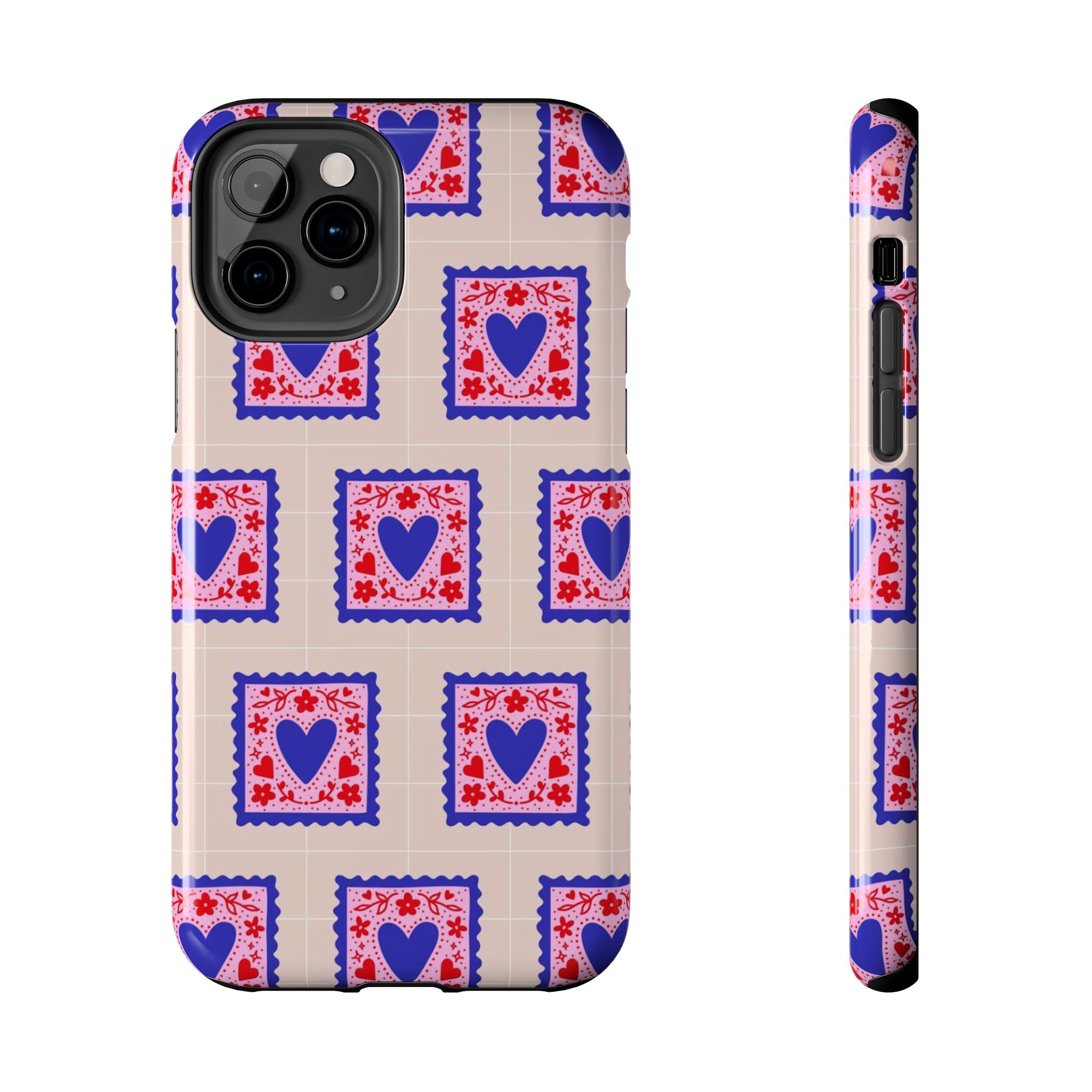 Heart Stamp Tough Phone Case