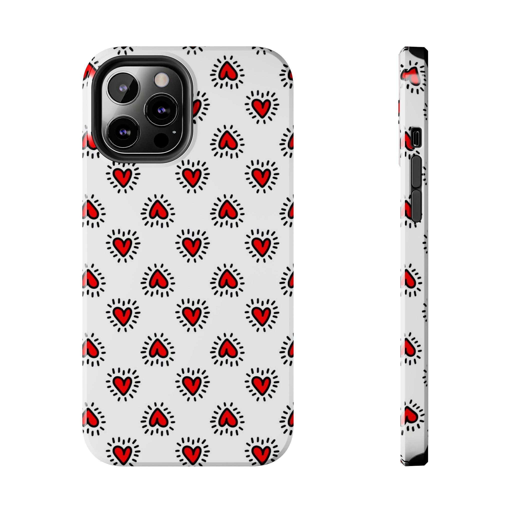 Heart Doodle Tough Phone Case