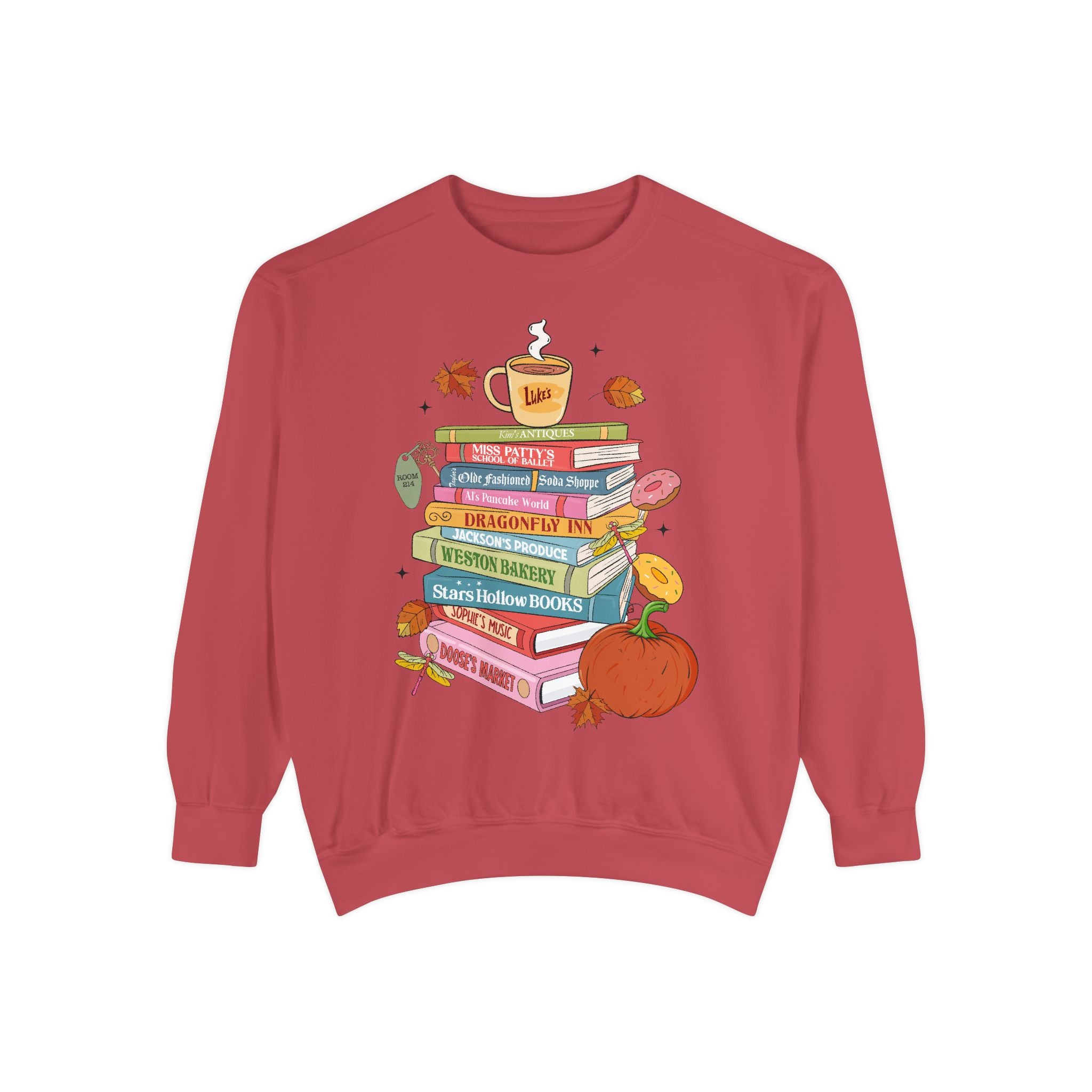 Gilmore Girls Book Girl Garment-Dyed Sweatshirt