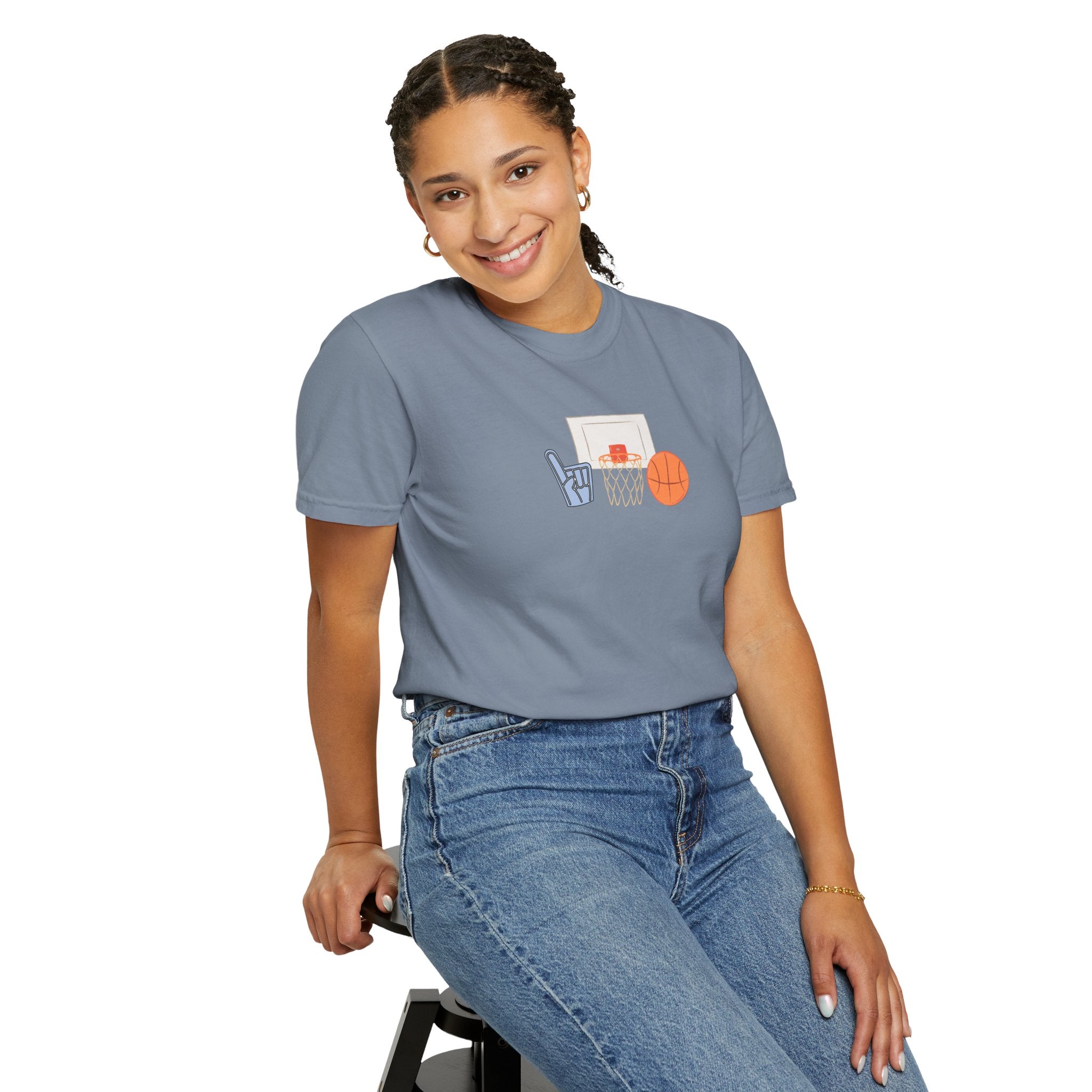 Basketball Fan Unisex Garment-Dyed T-Shirt