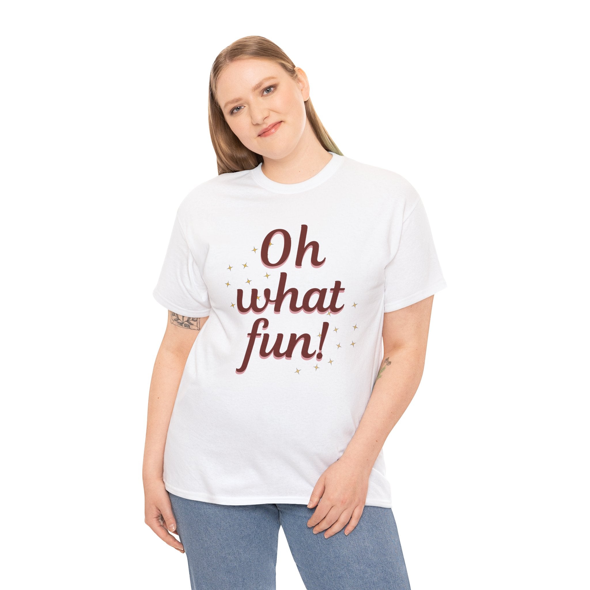 Oh What Fun Tee — Holiday Graphic Christmas T-Shirt
