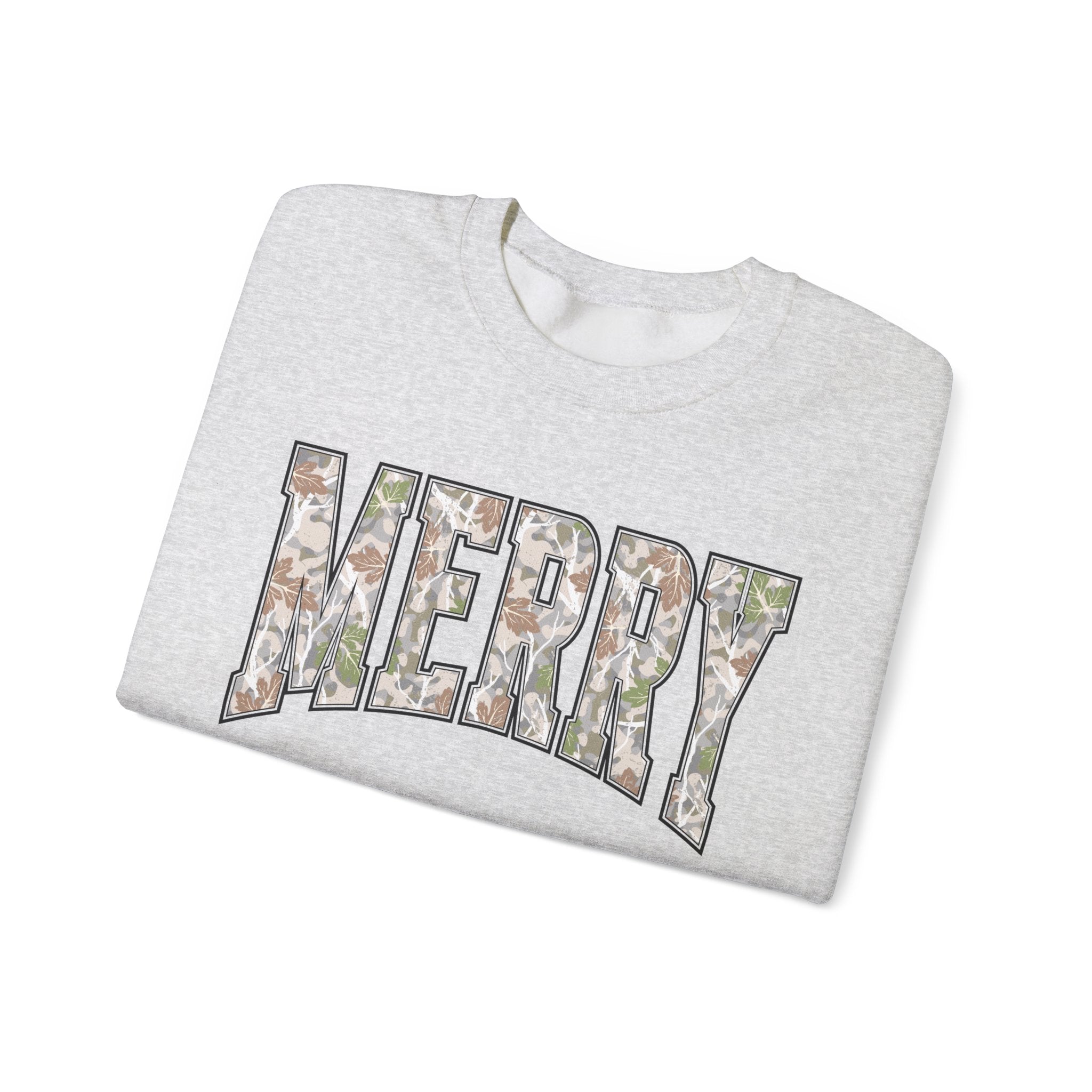 Merry Floral Crewneck Sweatshirt for the Holidays