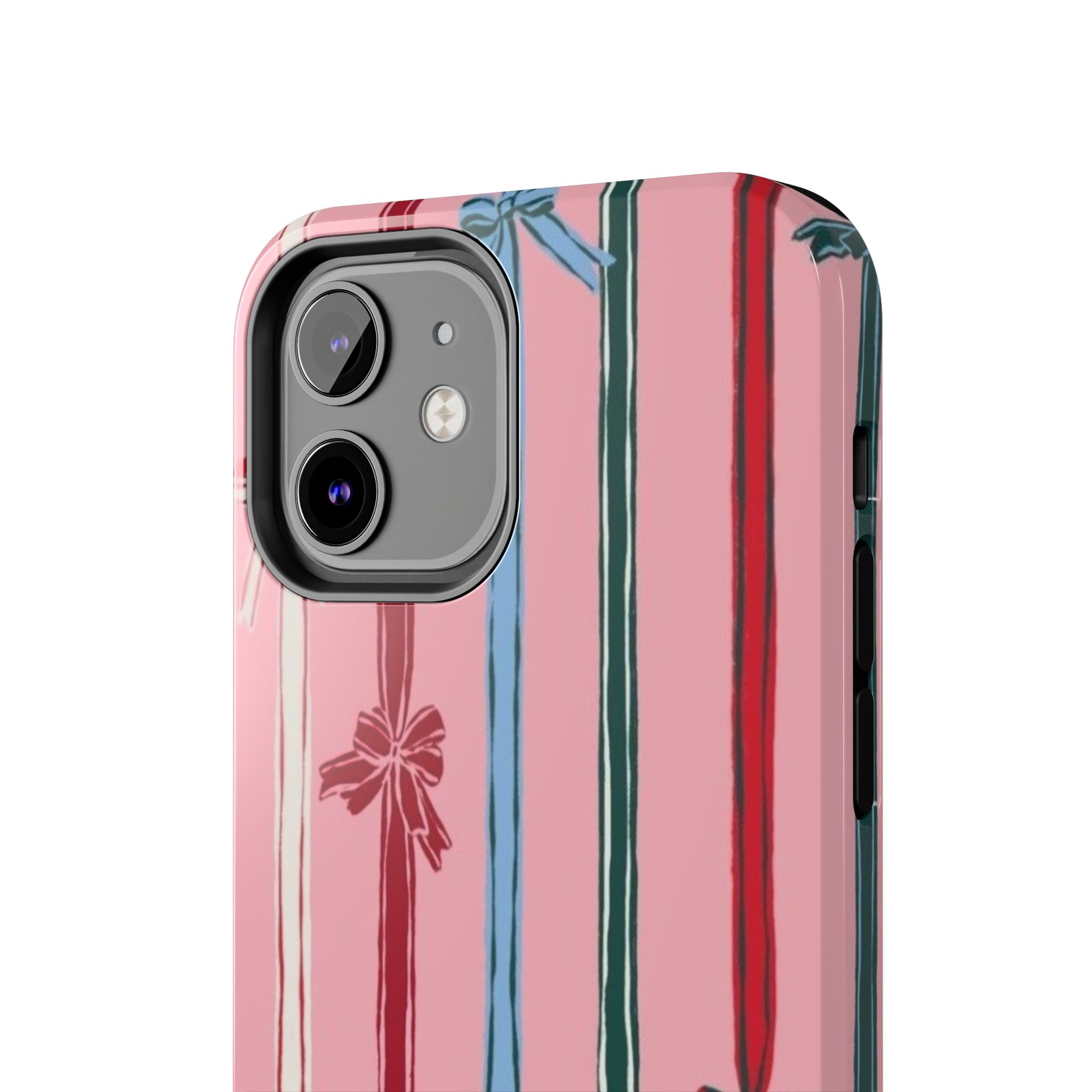 Holiday Bow Pattern Tough Phone Case