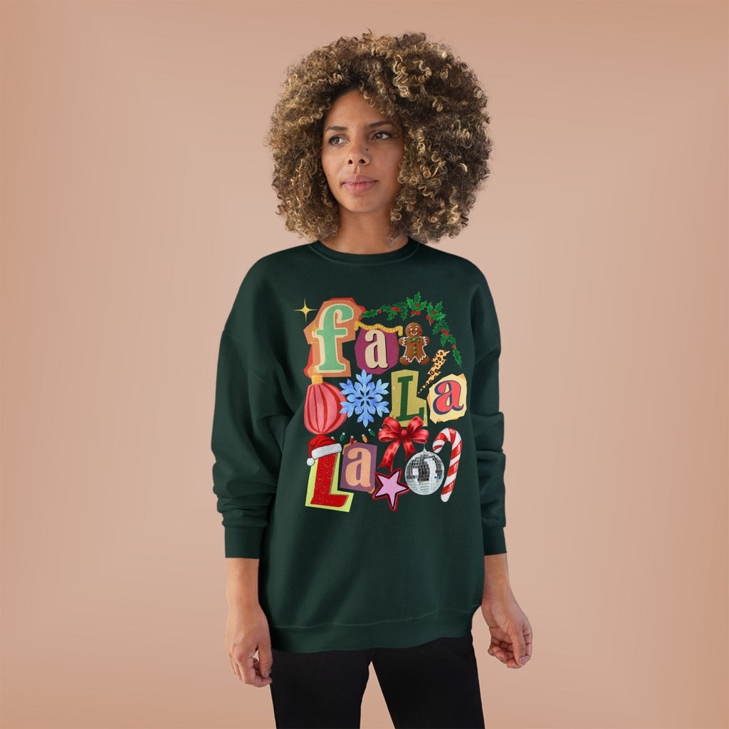 Festive Fa La La Eco-Friendly Sweatshirt