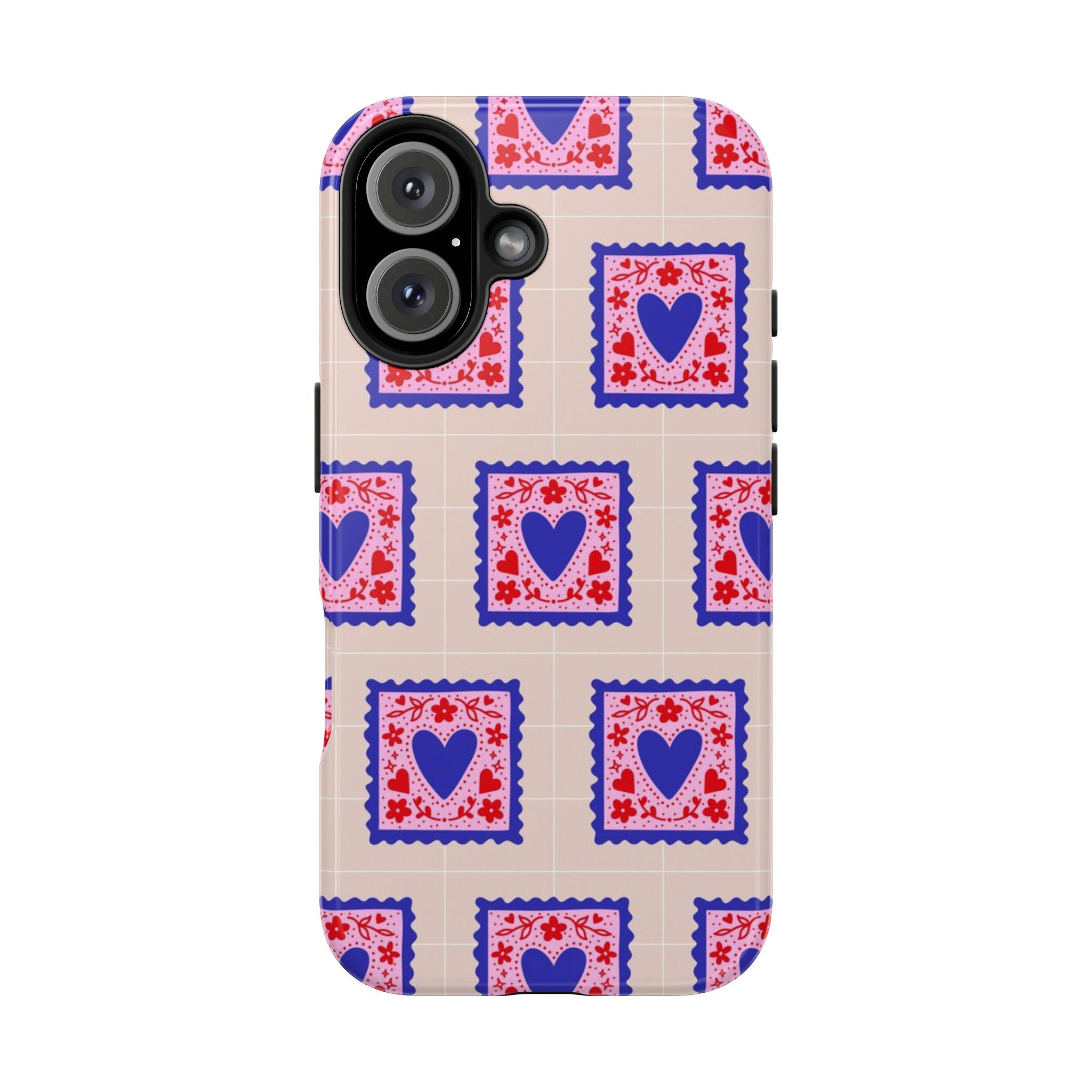 Heart Stamp Tough Phone Case