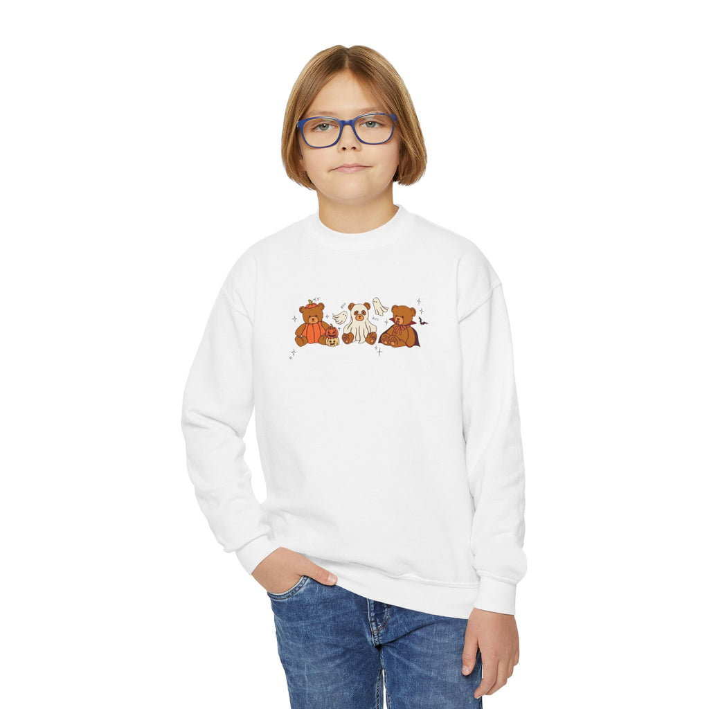Cozy Bear Family Youth Crewneck Sweatshirt