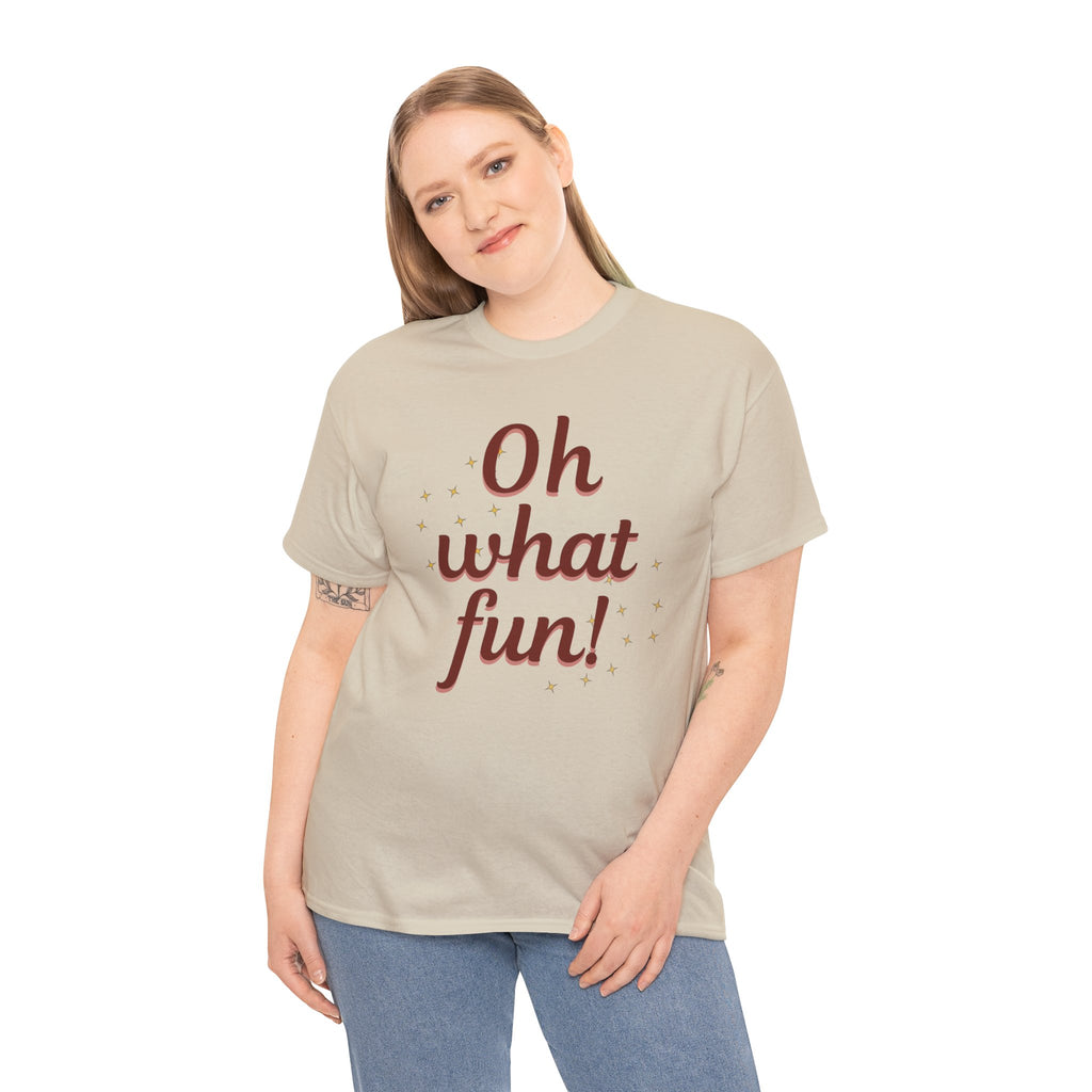 Oh What Fun Tee — Holiday Graphic Christmas T-Shirt