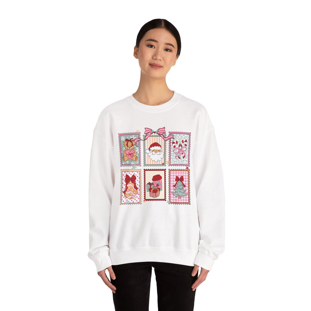 Christmas Stamp Crewneck Sweatshirt