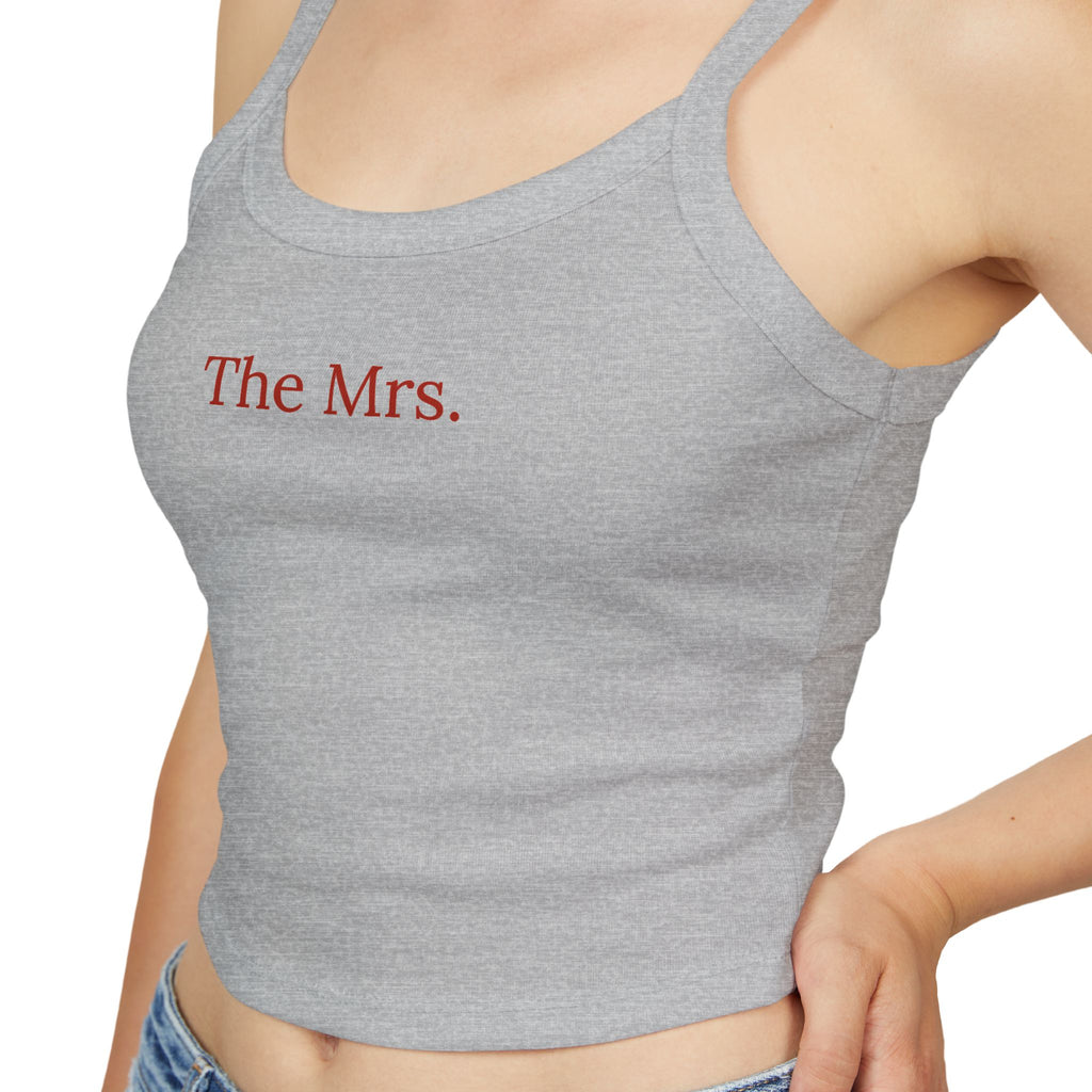 Mrs. Spaghetti Strap Tank Top