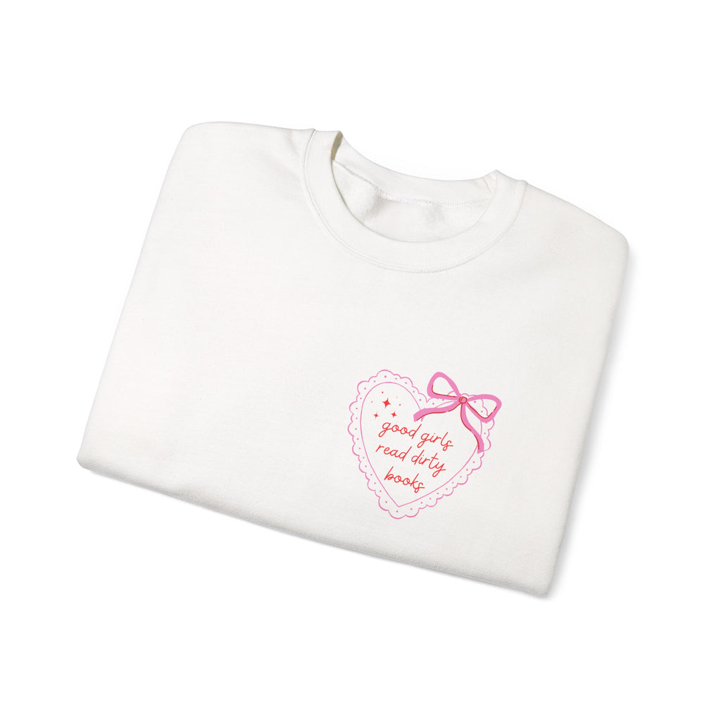 Cozy Book / Heart Sweatshirt