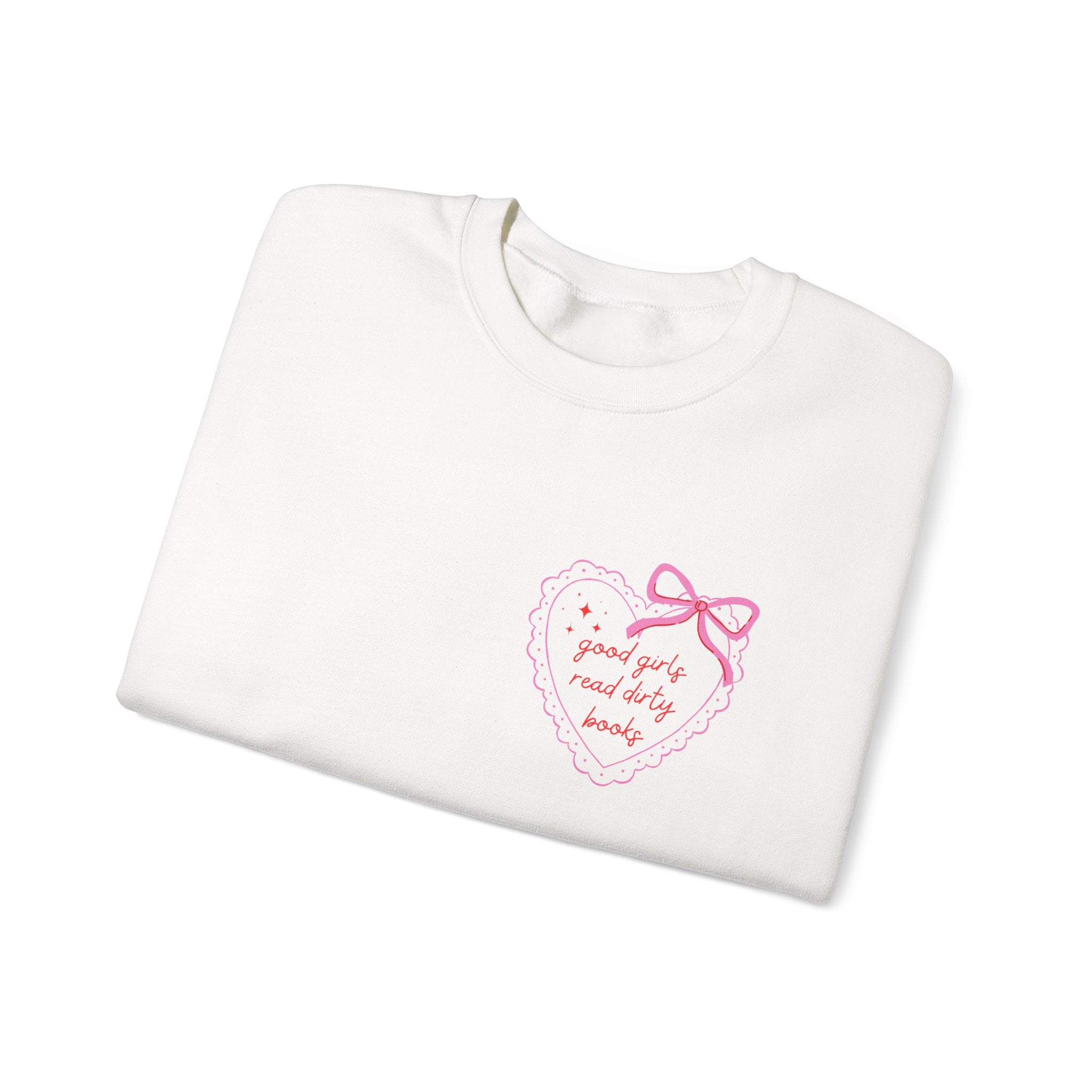 Cozy Book / Heart Sweatshirt