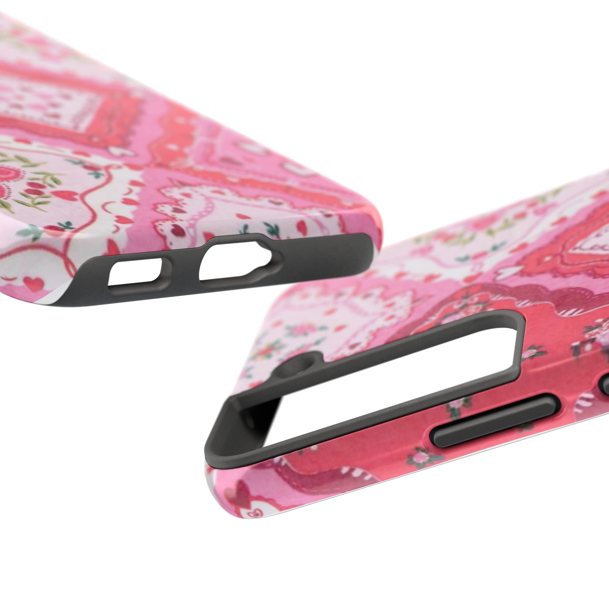 Pink Bandana Heart Tough Phone Case