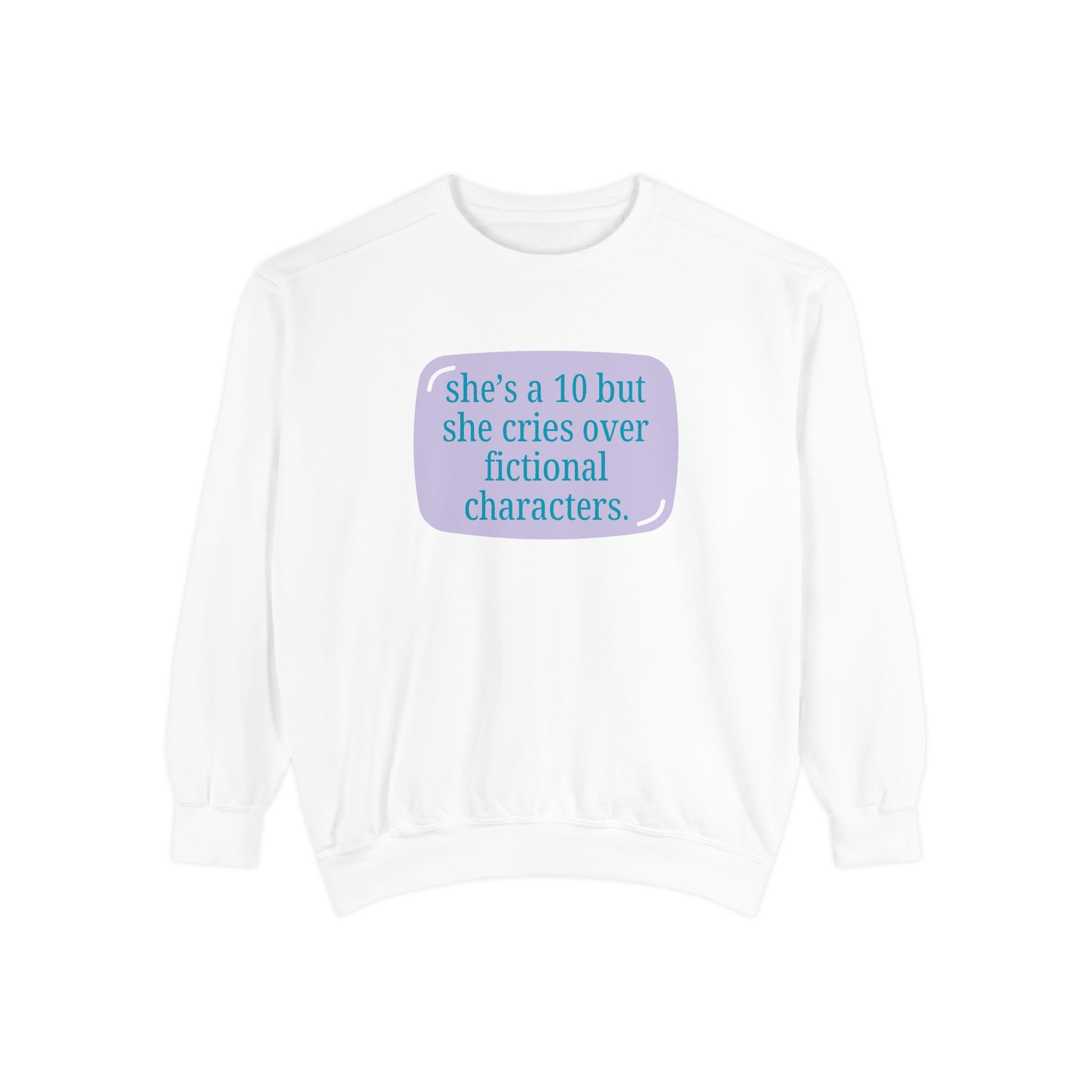 Book Girl Garment-Dyed Sweatshirt
