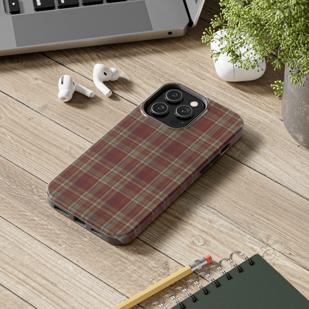 Autumn Plaid Tough Phone Case